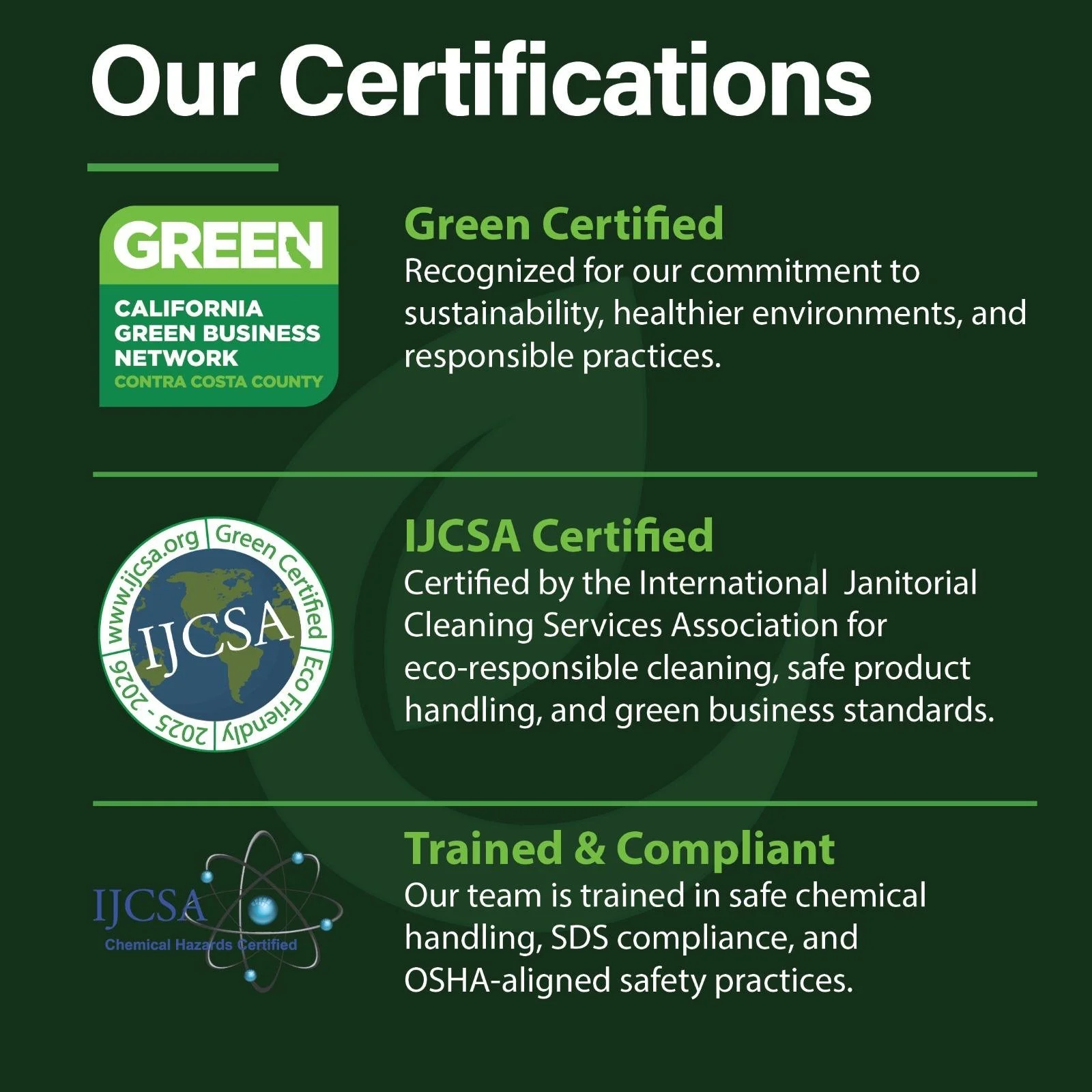 Why Certifications Matter When Choosing a Commercial Cleaning Company