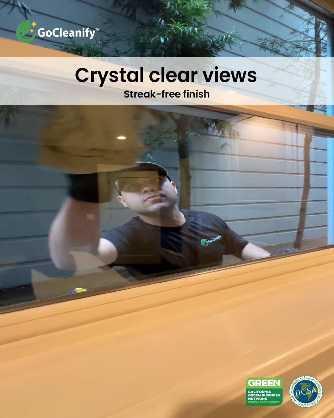 Residential window cleaning in San Francisco and Oakland, providing streak-free glass and crystal clear views with professional results.