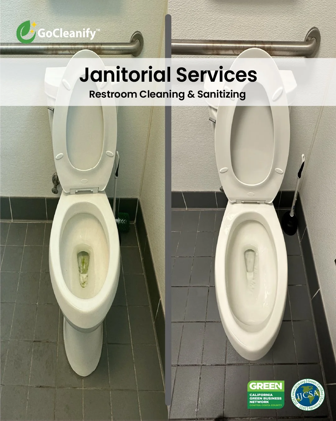 GoCleanify delivers detailed restroom cleaning and sanitation services, ensuring hygiene, odor control, and a safe environment for employees and visitors.