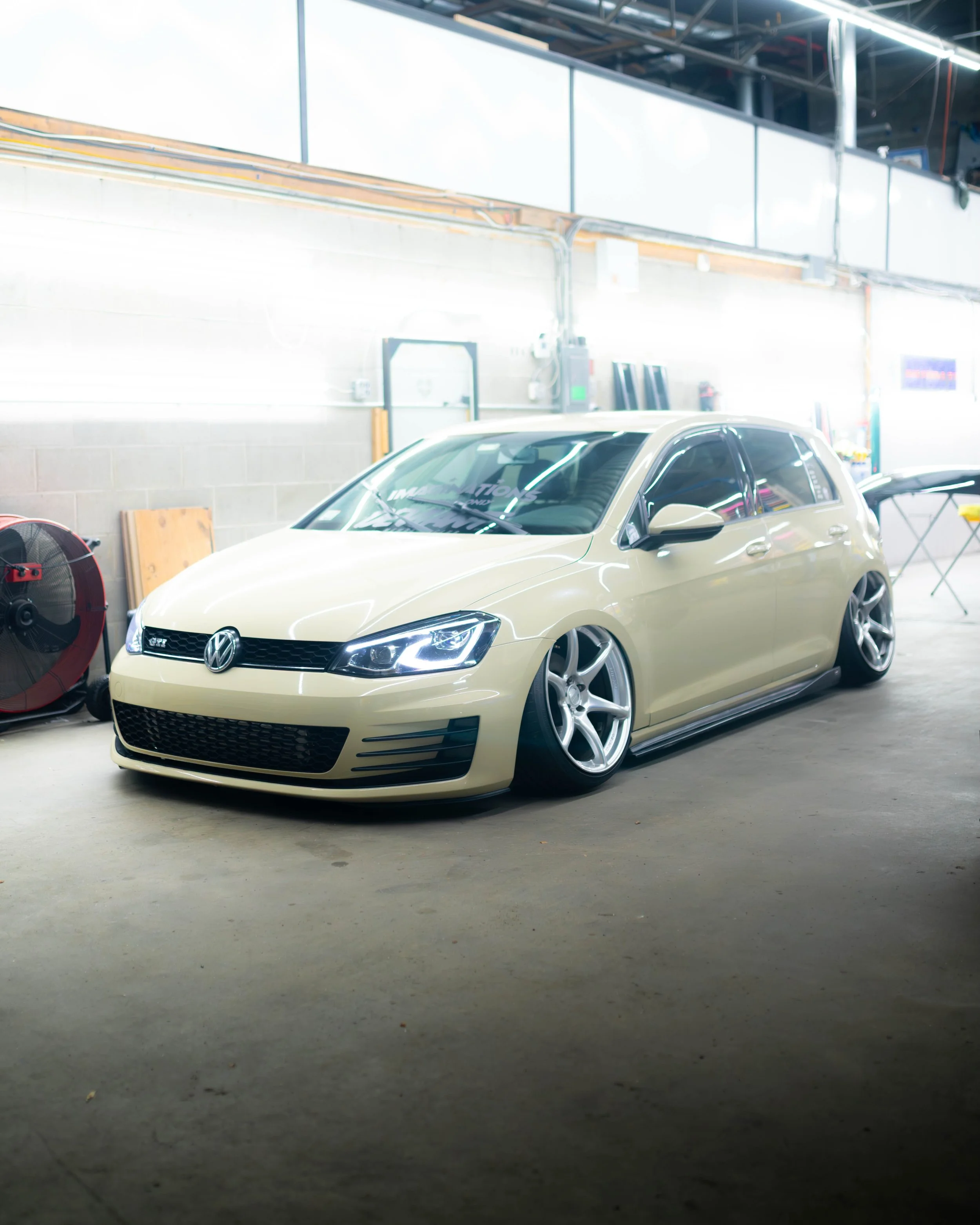 @joemersh_ brought his GTI in for a full vinyl wrap in @cheetah.wrap gloss sandstorm! She&rsquo;s looking fresh and ready for the season 👌🏽👌🏽
📸 @danlikhterman 

~~~~~~~~~~
📥Direct message quotes 
📲 508-527-1003
📩 rdmautostyling1@gmail.com
- V