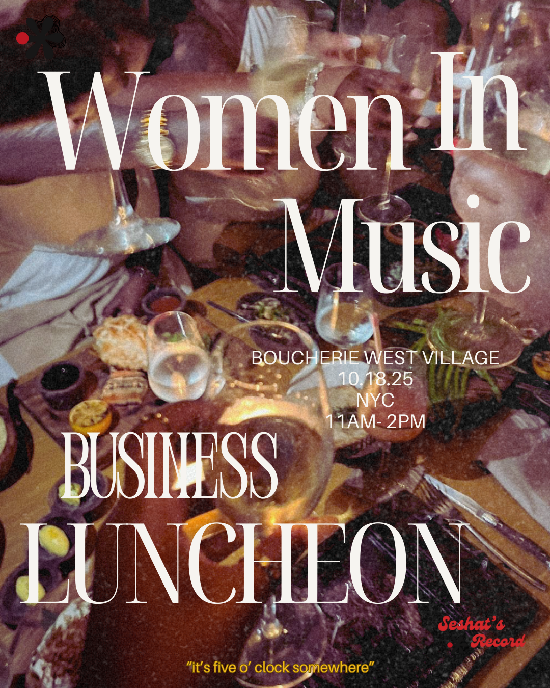 NYC, NY Women In Music Business Luncheon at Boucherie West Village