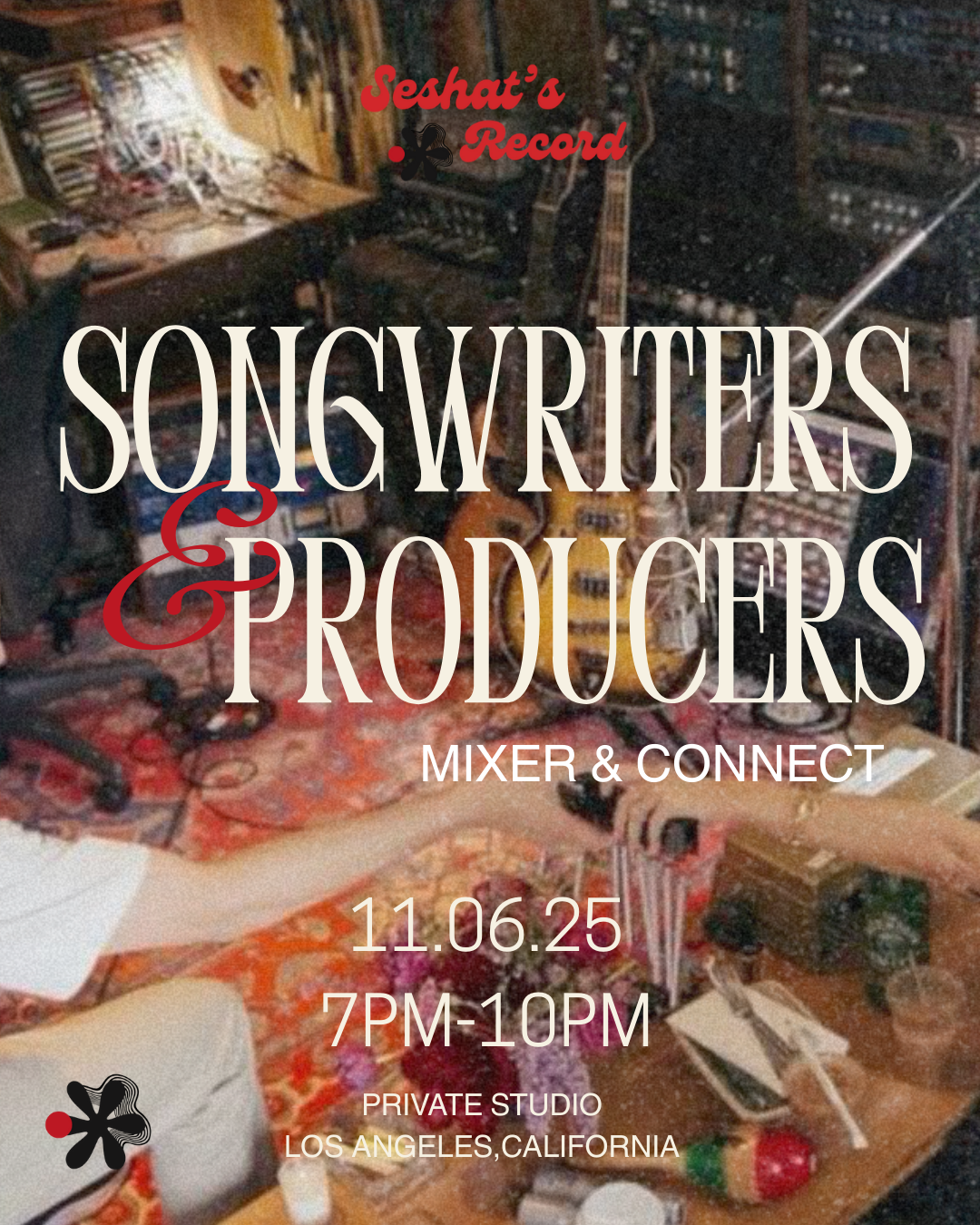 Miami, FL Songwriters & Producers Mixer & Connect