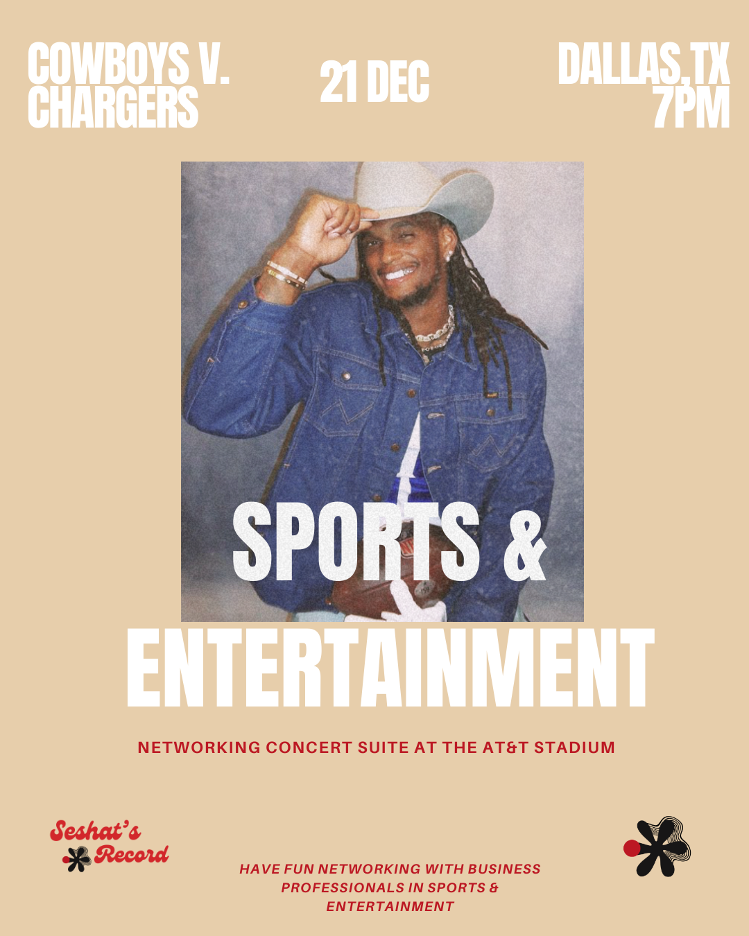 Dallas, TX Sports & Entertainment Networking Suite at AT&T Stadium Cowboys v Chargers