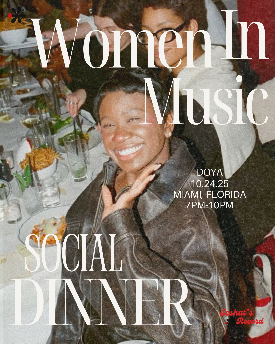 Miami, FL Women In Music Social Dinner at Doya