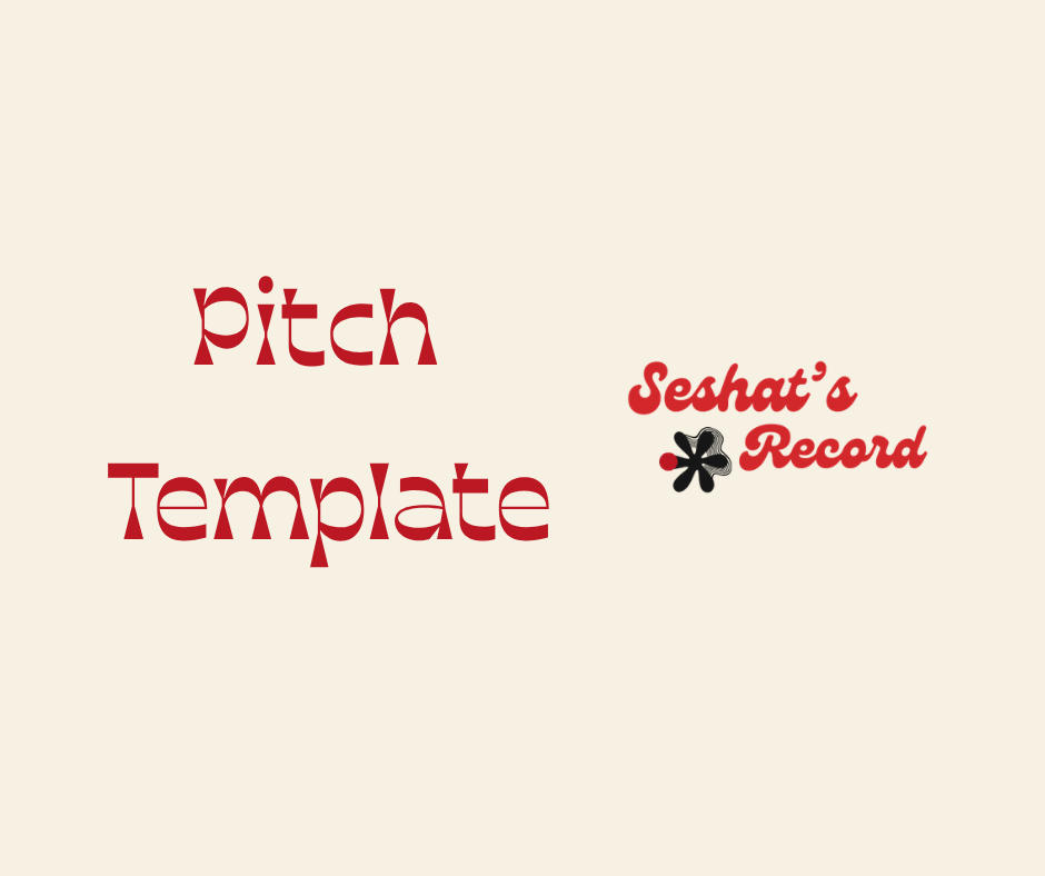 Music Pitch Template