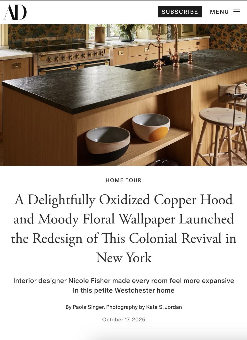 ARCHITECT DIGEST | 10.25