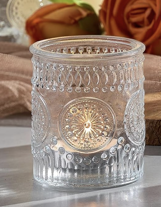 Clear Glass Votive Candle