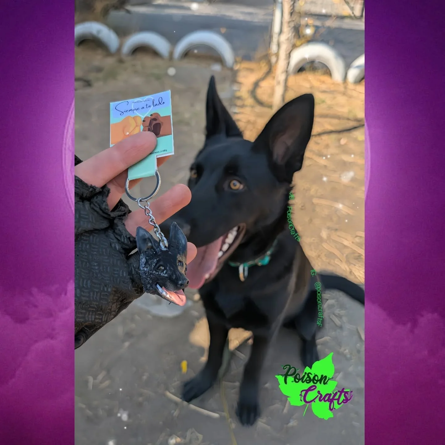 Llavero de carita de tu mascota $140 MXN 💜
Tambi&eacute;n disponible en pin.