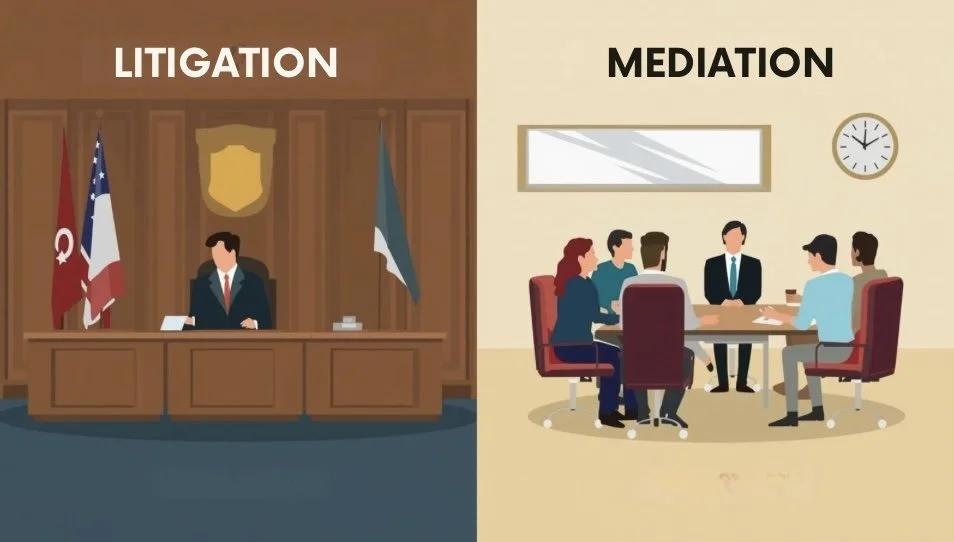 Litigation vs Mediation: Choosing the Right Path for Your Dispute 