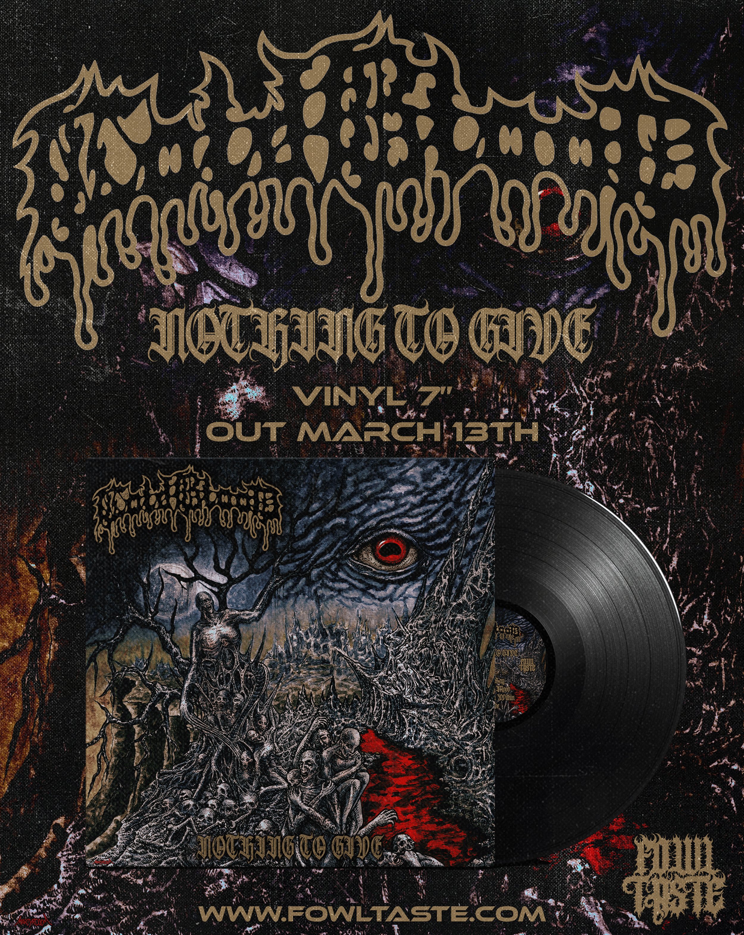 Cold Blood - Nothing To Give 7” Out March 13th