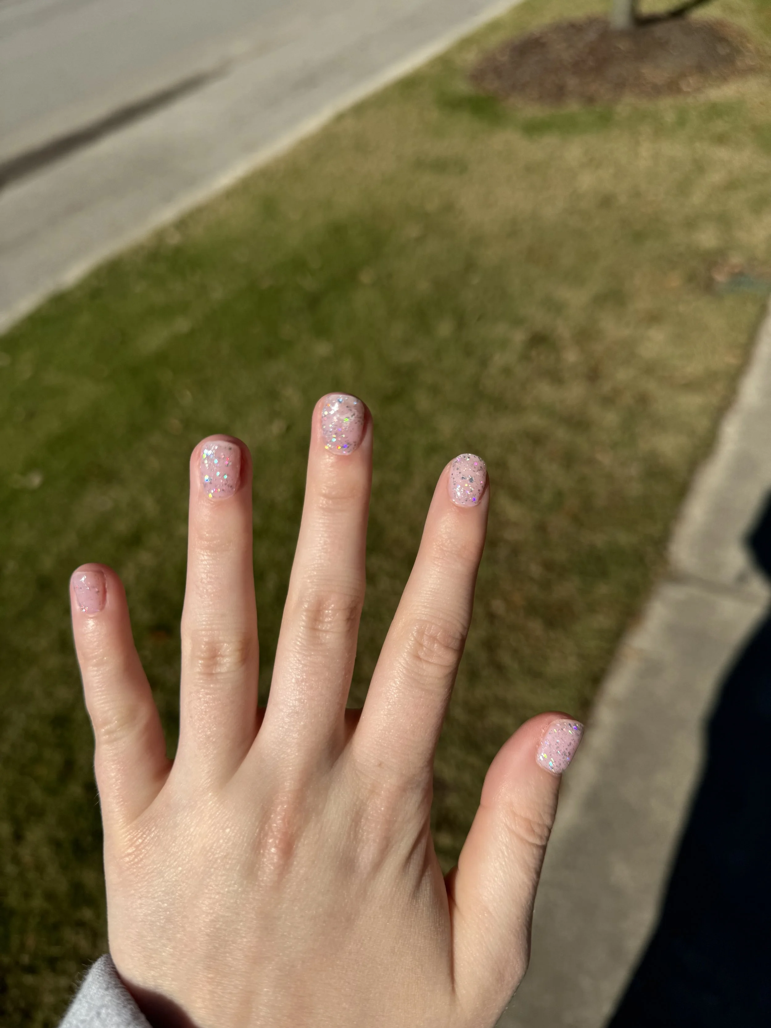 There was a moment in time when I was obsessed with doing my own nails. Unfortunately, I wasn't as diligent about taking pictures of them. Here are a few: