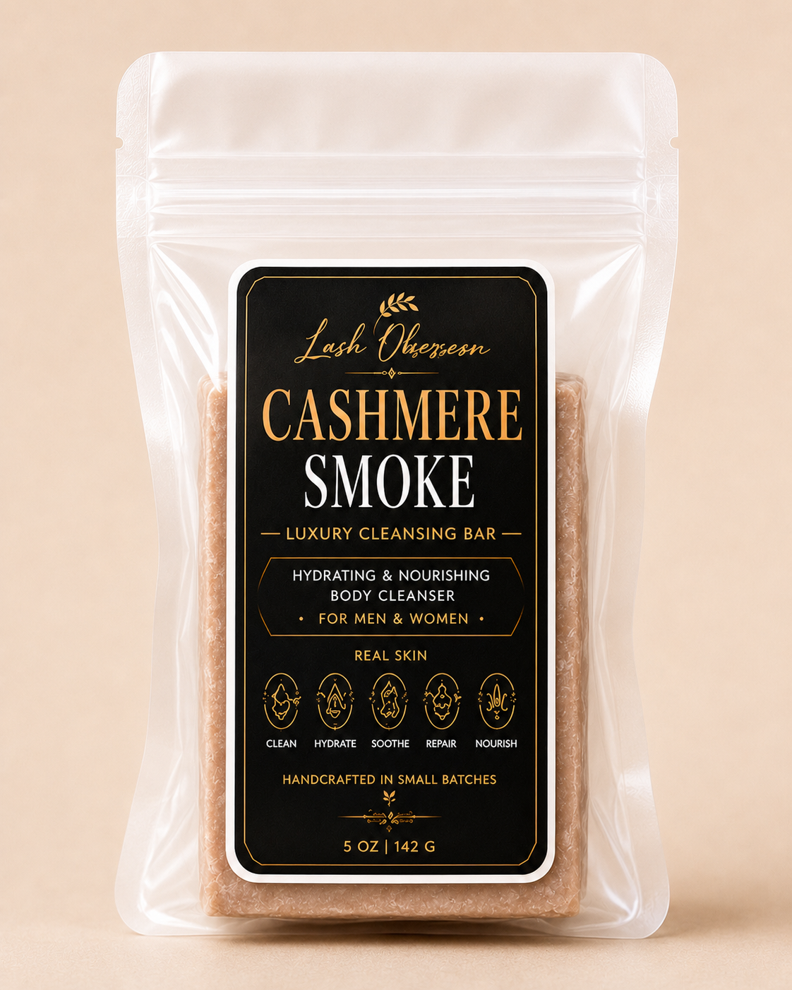 Cashmere Smoke Luxury Cleansing Bar
