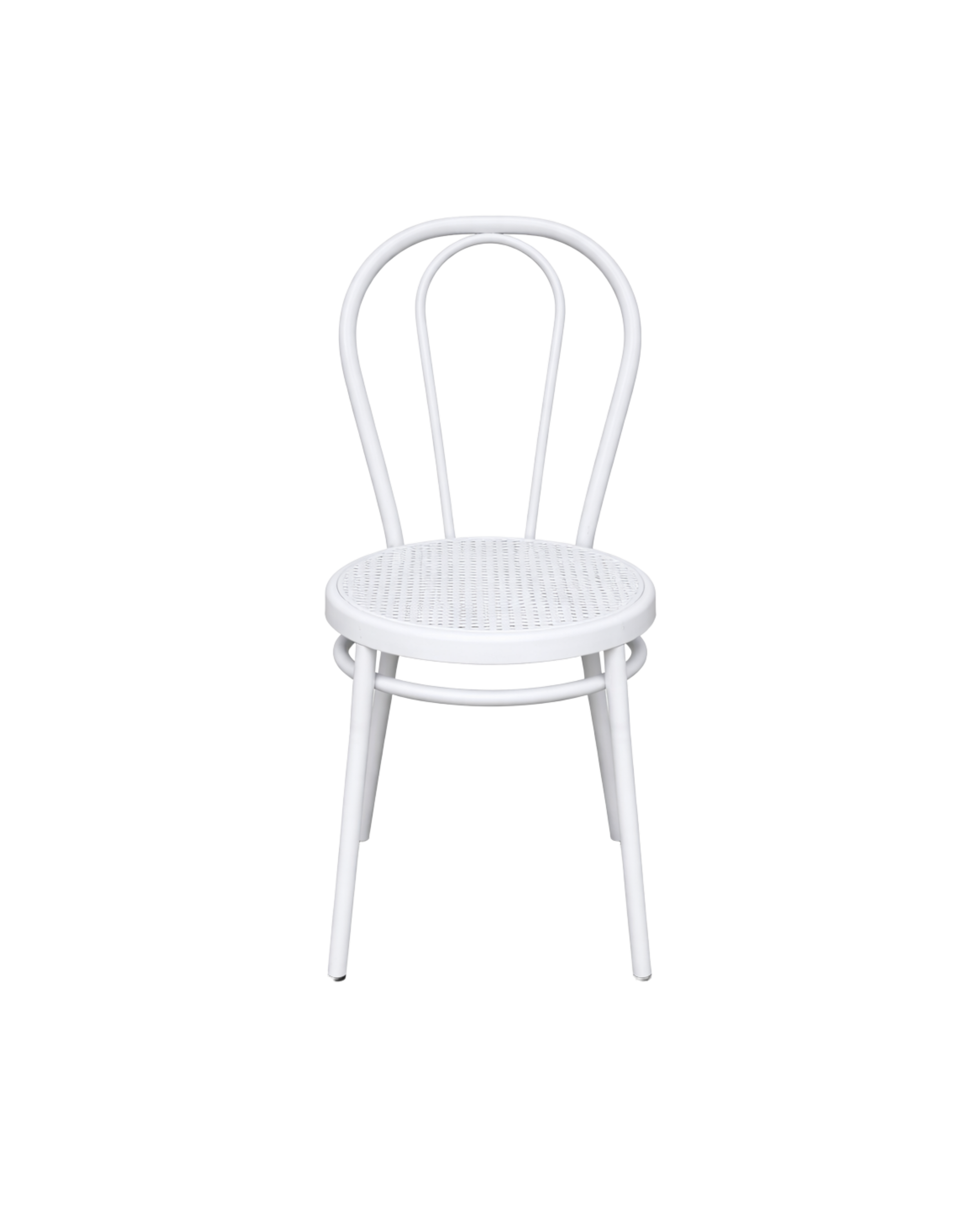 White Bentwood Dining Chair