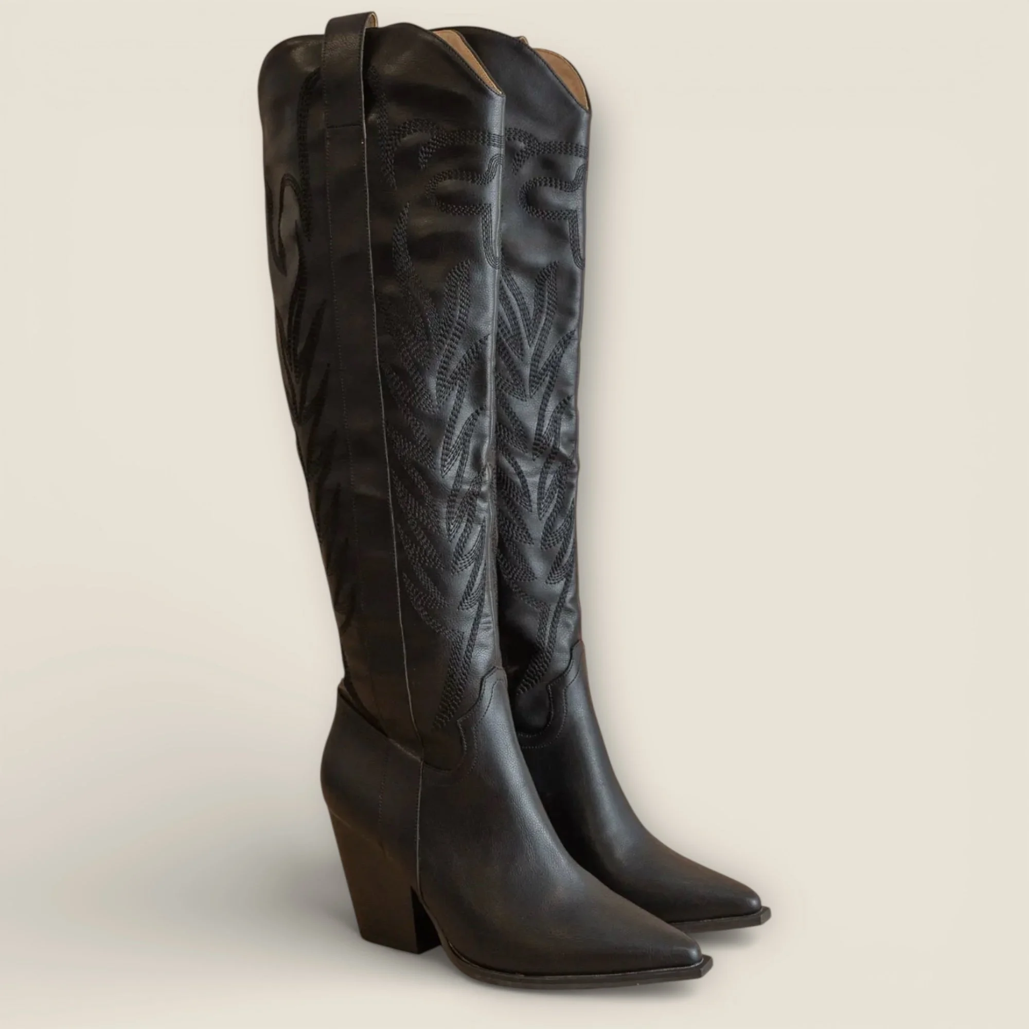Knee High Cowboy Western Boots