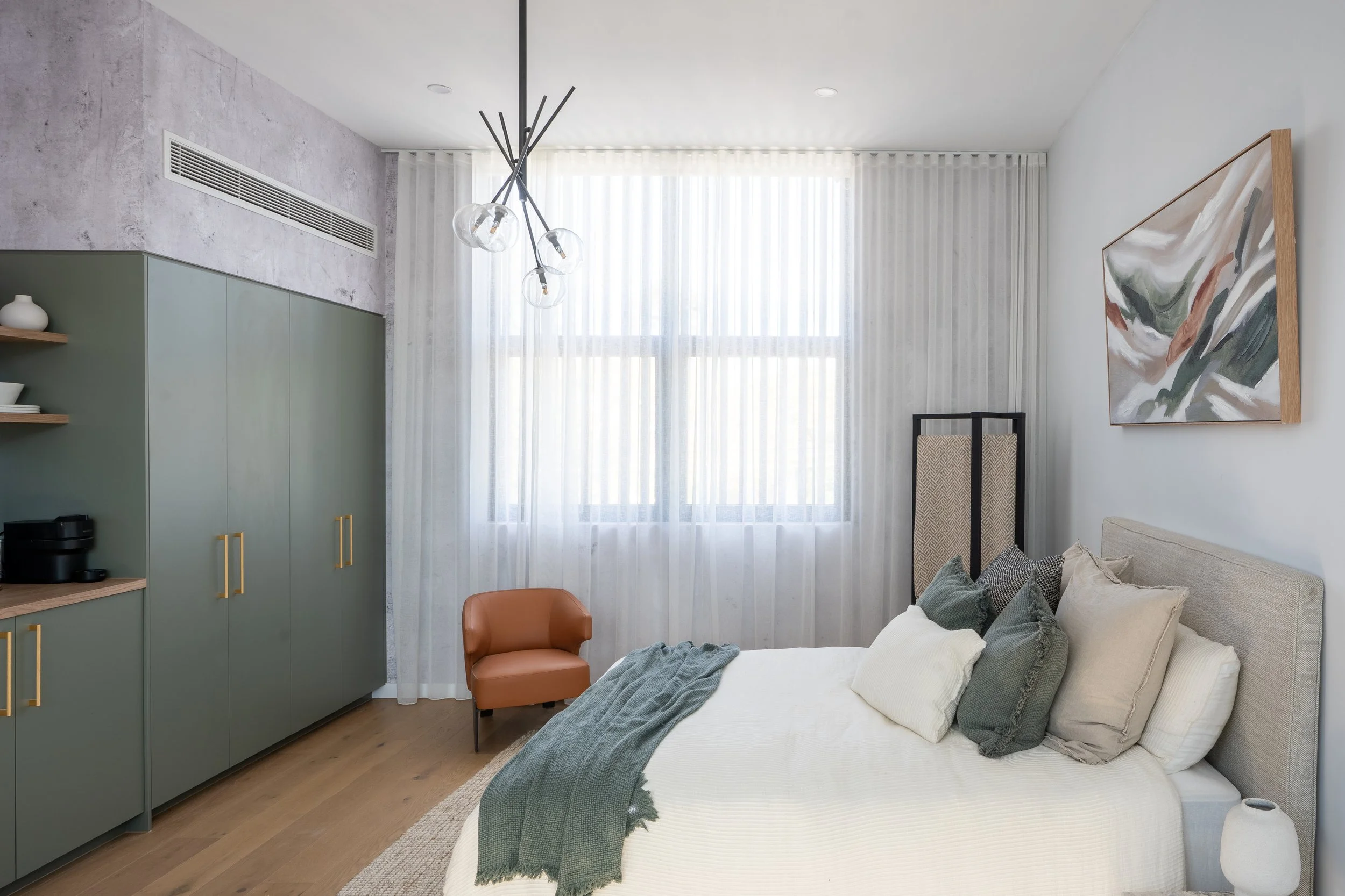 The Block House 3 Kirsty & Brett : Markus Cruz : Bedroom : Sheer Curtains : Mavi Opal - 9.jpg