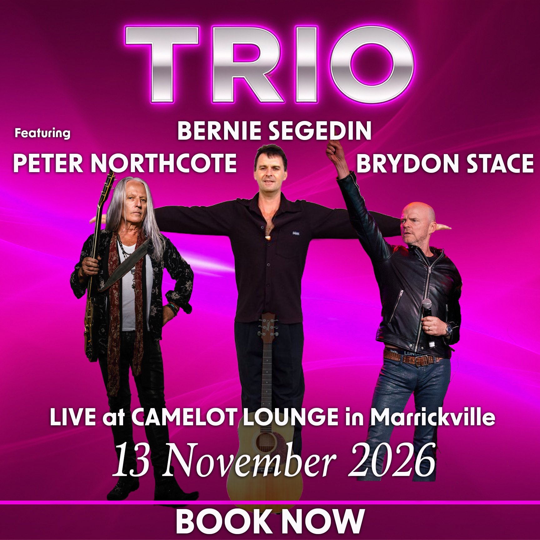 TRIO - Featuring BRYDON STACE &amp; BERNIE SEGEDIN