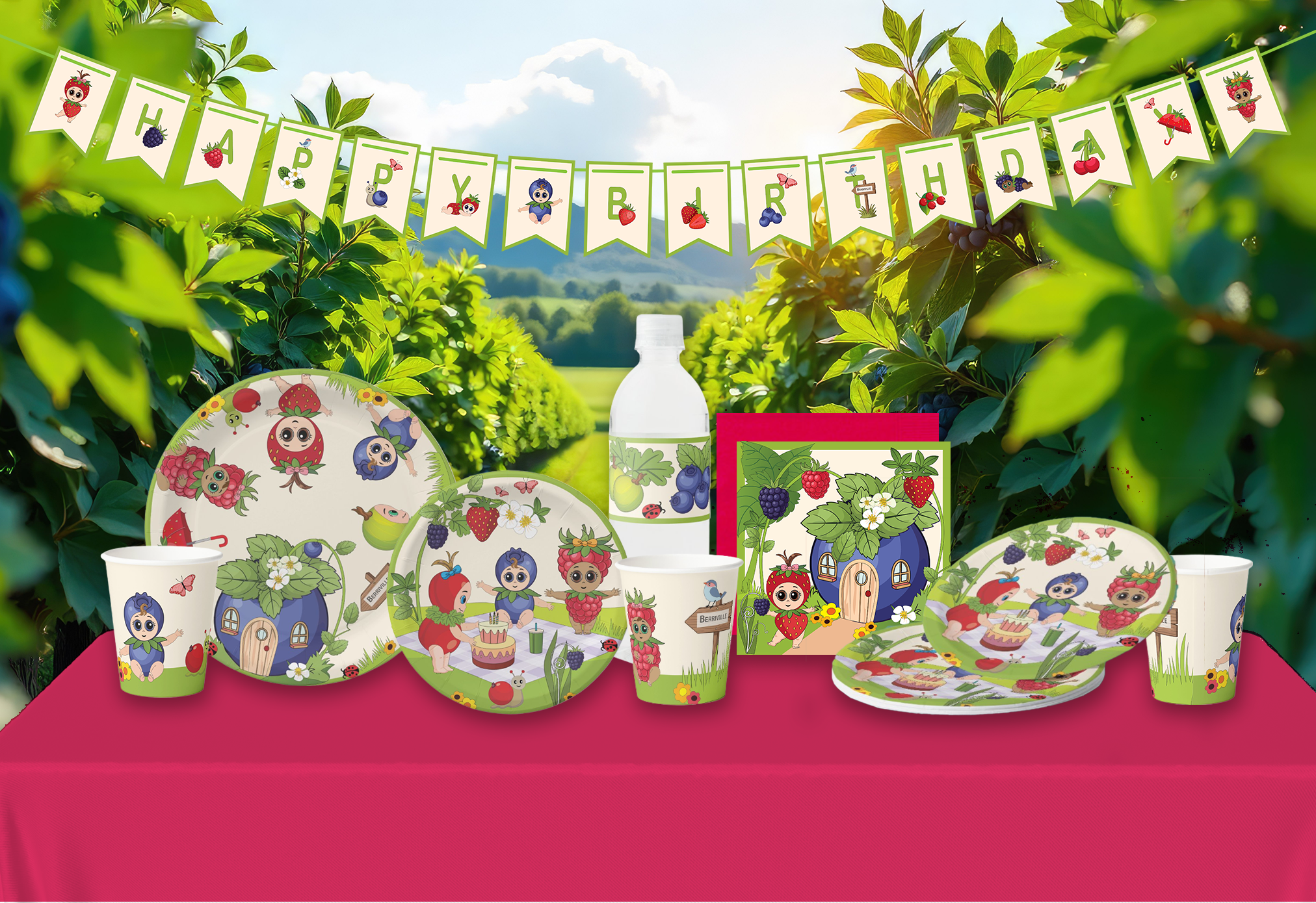 Mixed Berry Babies Party Pack