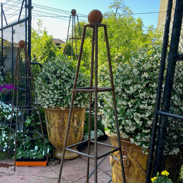 Square Frame with Ball Finial