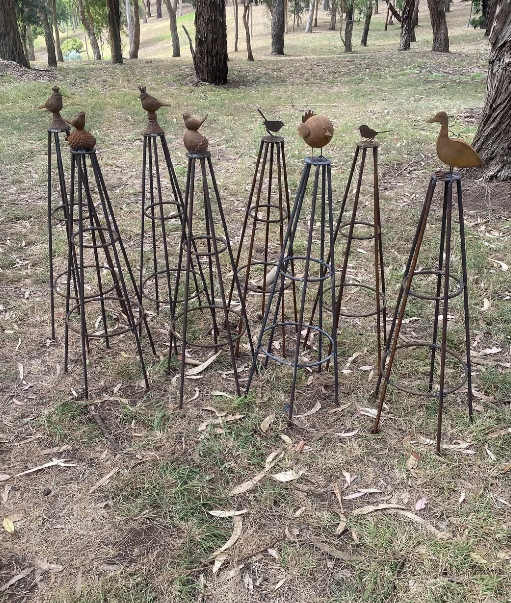 	
Custom designed Garden Durham obelisks