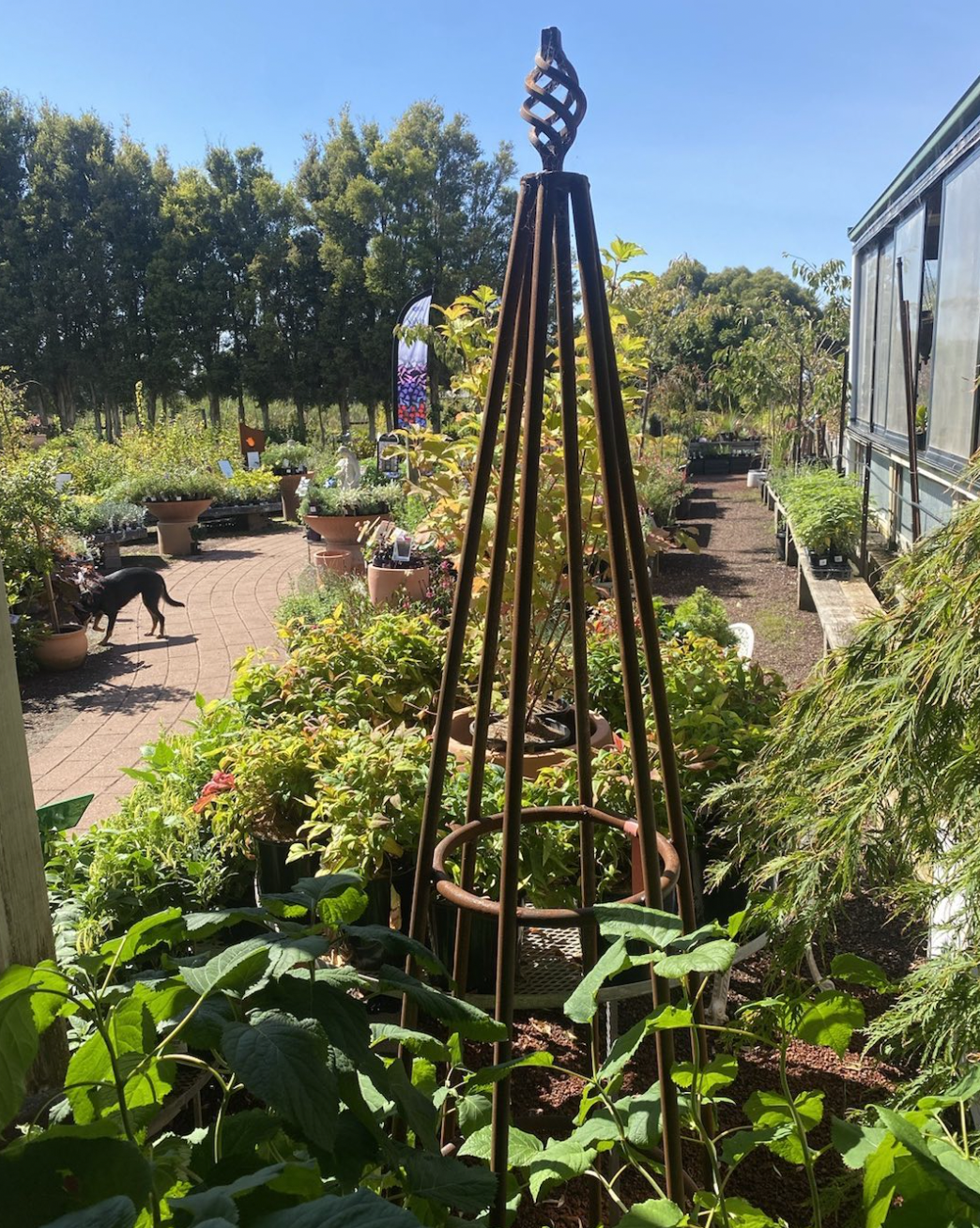 	
Custom designed Garden Durham obelisks