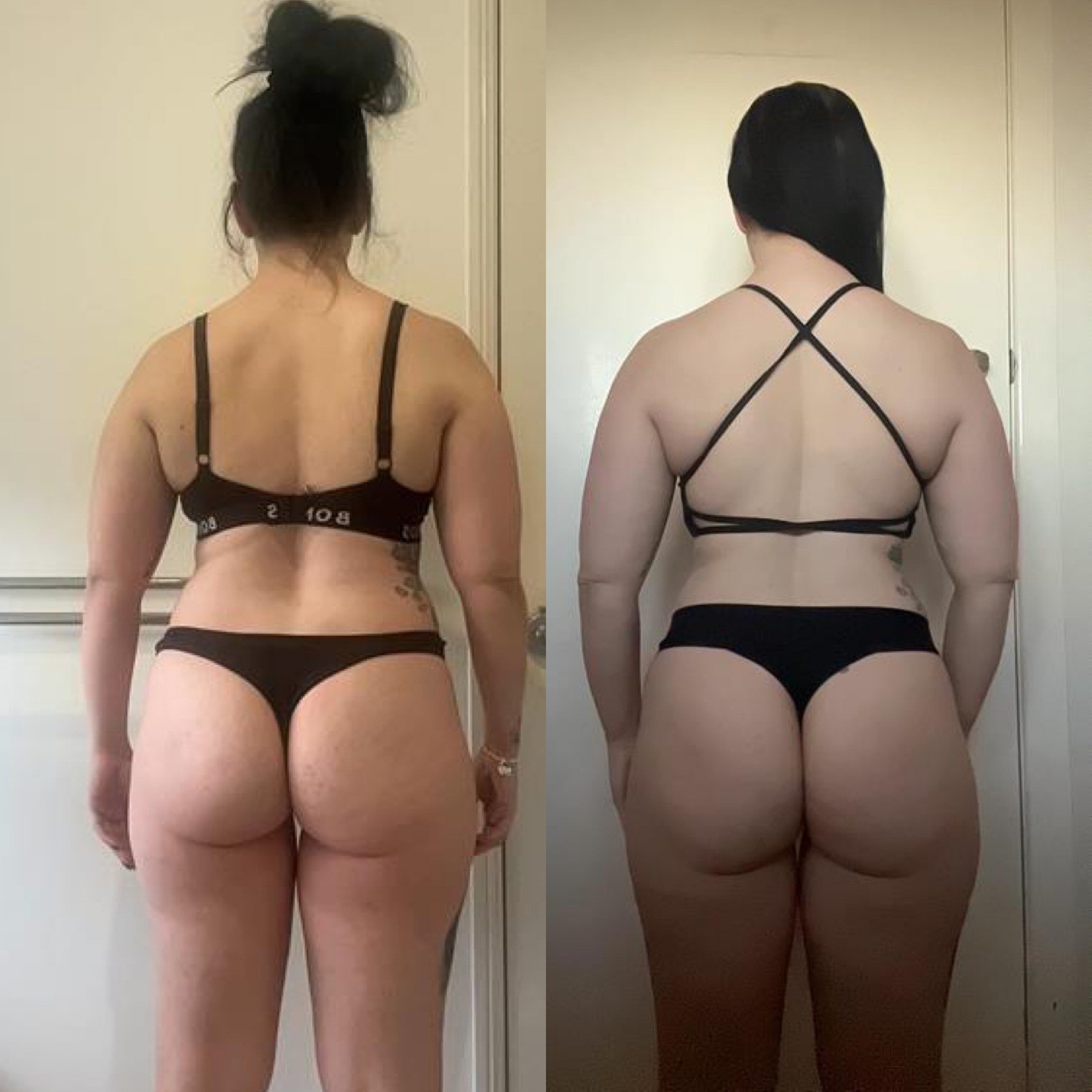 Client progress image (Amy)