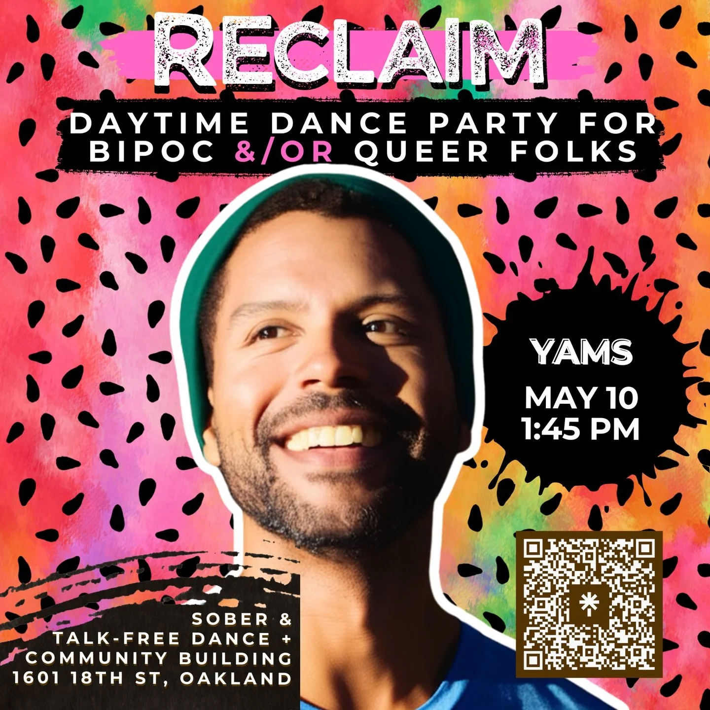 Next up!  DJ Yams on Sunday, May 10.  Let&rsquo;s shake off the world-is-ending-blues and dance together.  Get your tickets in our bio.  See you family soon.
@alltheyams