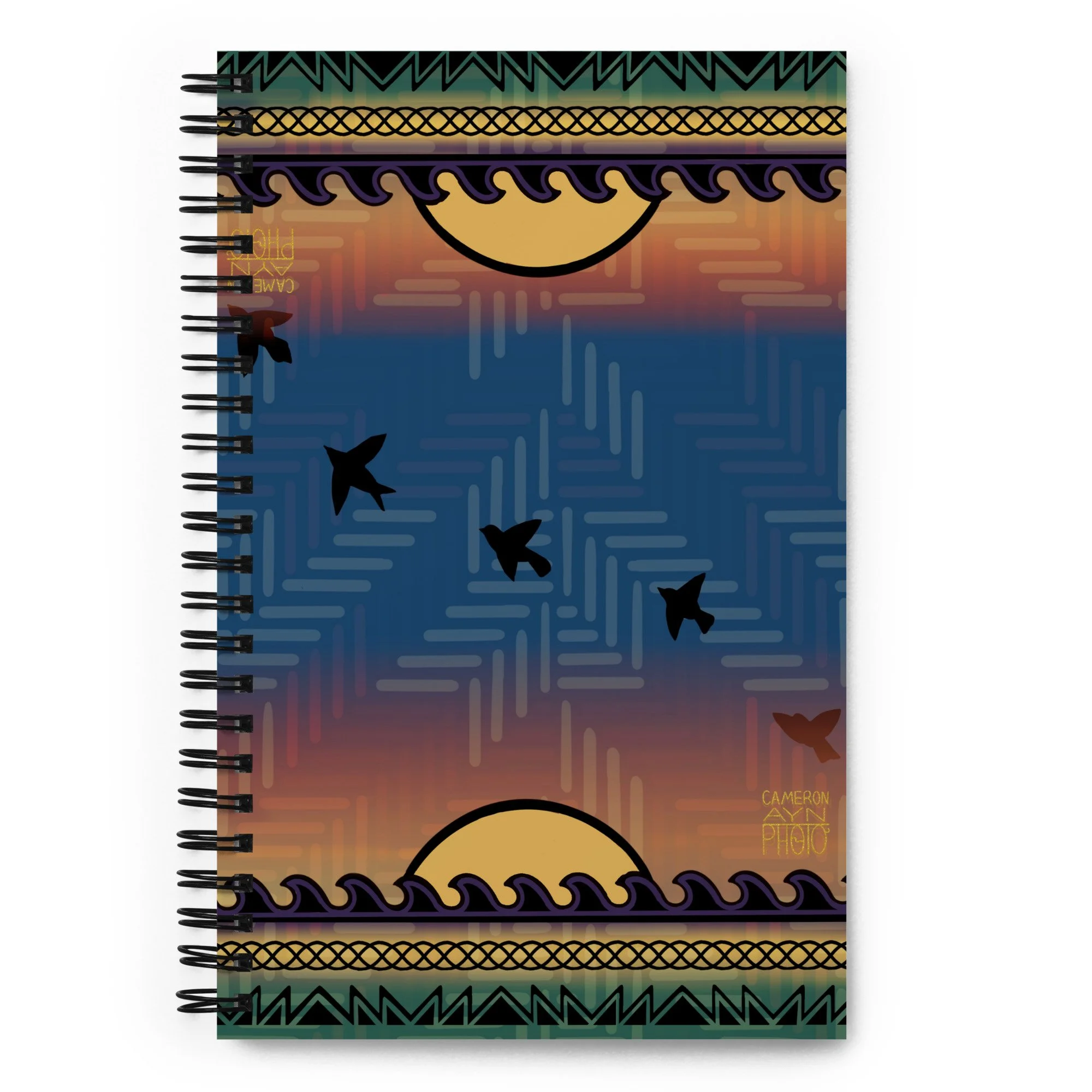 Enchanted Lake Spiral notebook