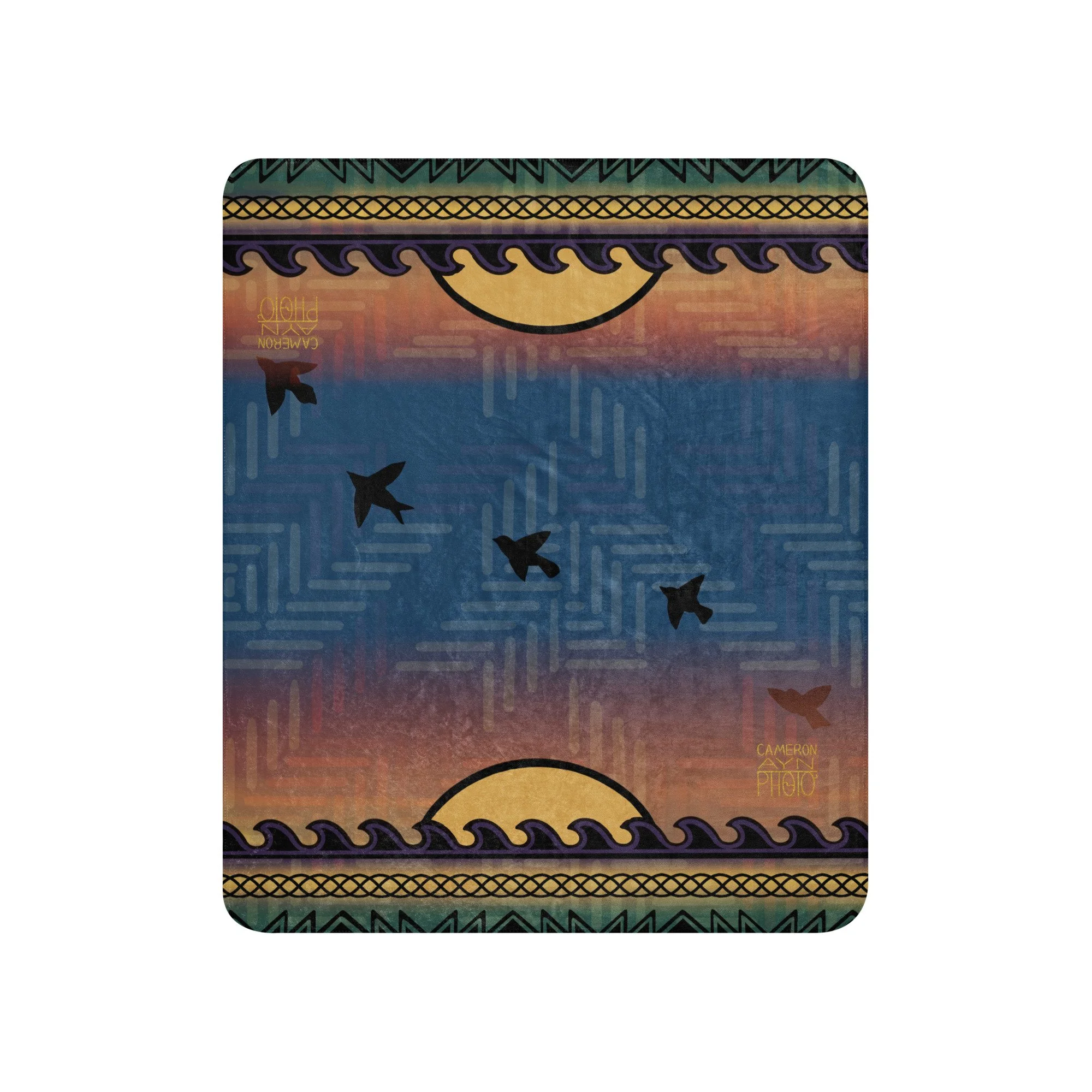 Enchanted Lake Sherpa blanket