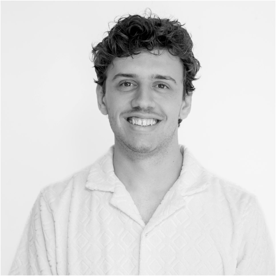 Angus Rutherford profile photo black and white