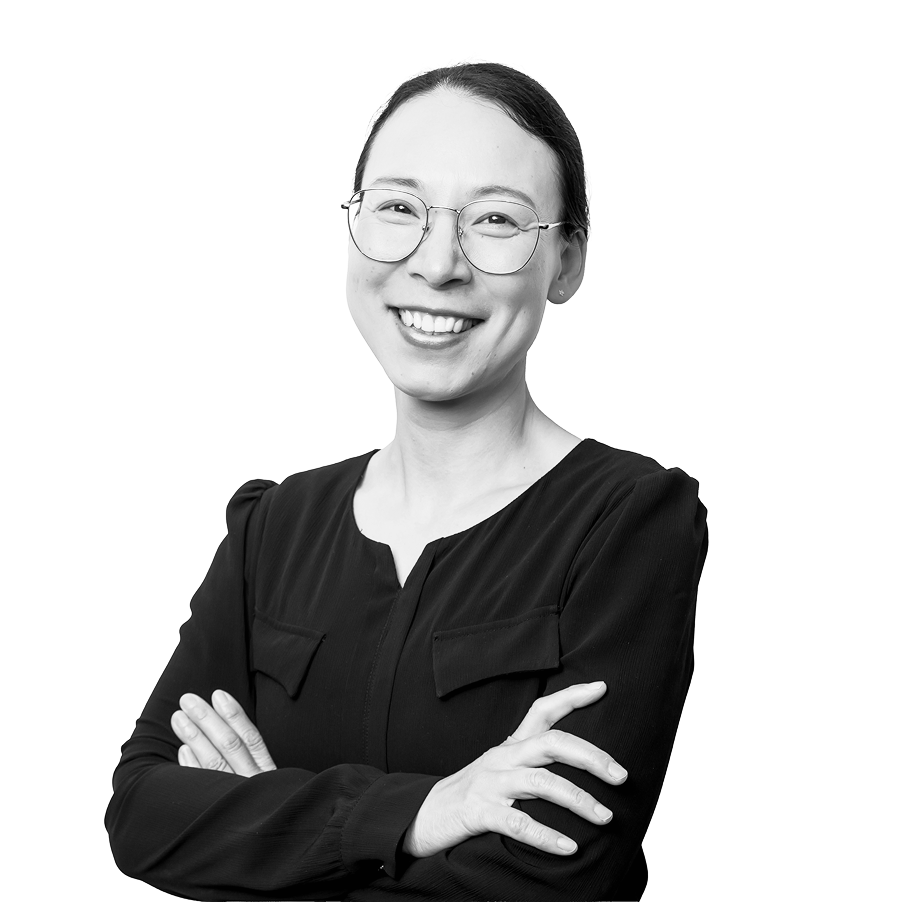 Xiaoli Tang portrait black and white