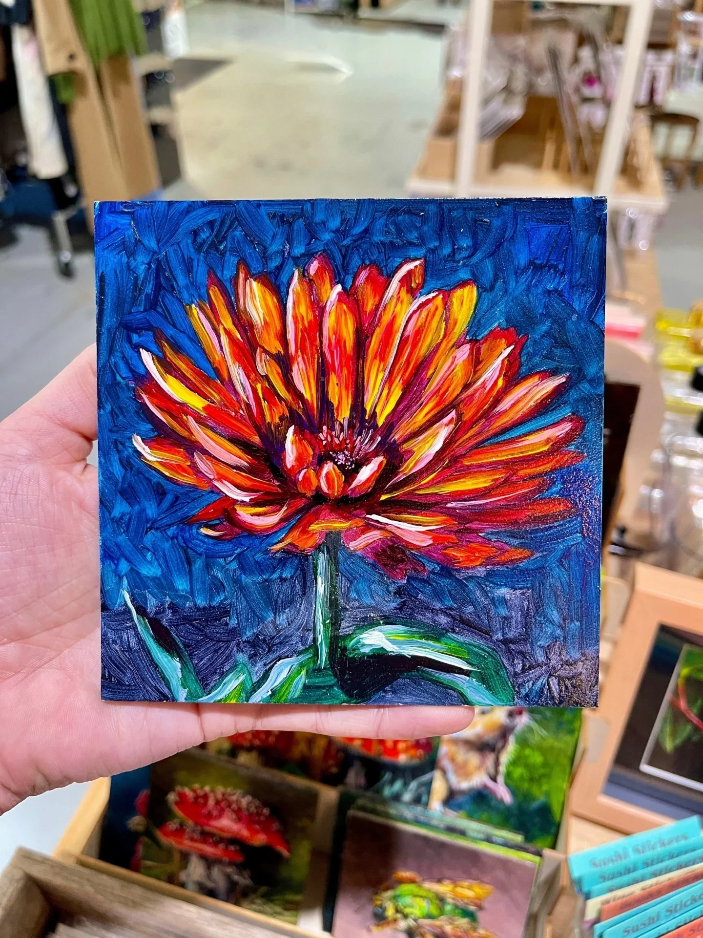 Make your space  pop with Martha Iserman's gorgeous hand painted artworks. Each intricately created with a splash of colour! 🎨✨
*
*
*
*
*
#handmade #handmadeproducts #handmadegifts #handmadebusiness #handmadewithlove #handmadecrafts #handmadejewelry