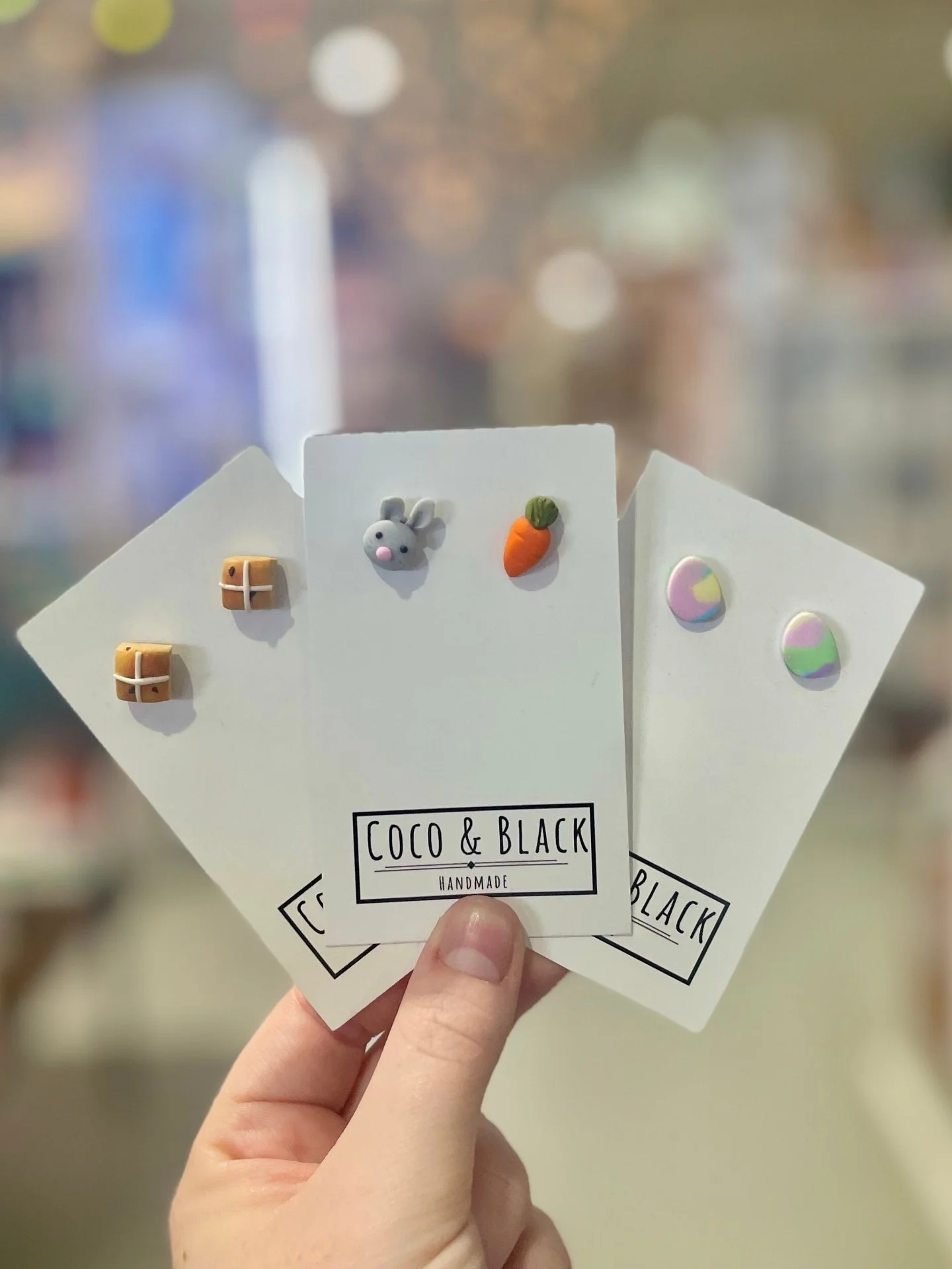 🐇 Get into the Easter spirit with these adorable Coco &amp; Black earrings. Find them at Market Fair Ferntree Gully.
*
*
*
*
*
#jewelleryart #jewelleryartist #jewellerysale #jewellerybusiness #jewellerysets #jewellerysupplier #jewelleryinspiration #