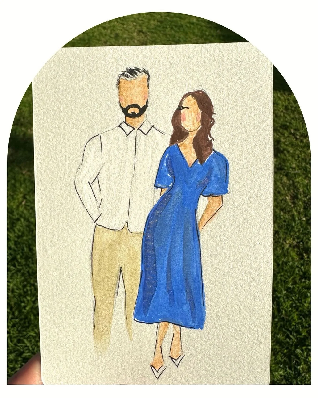 Ohh I love this one, such a cute little portrait ❤️

#liveguestillustration #art #wedding #events #illustrator