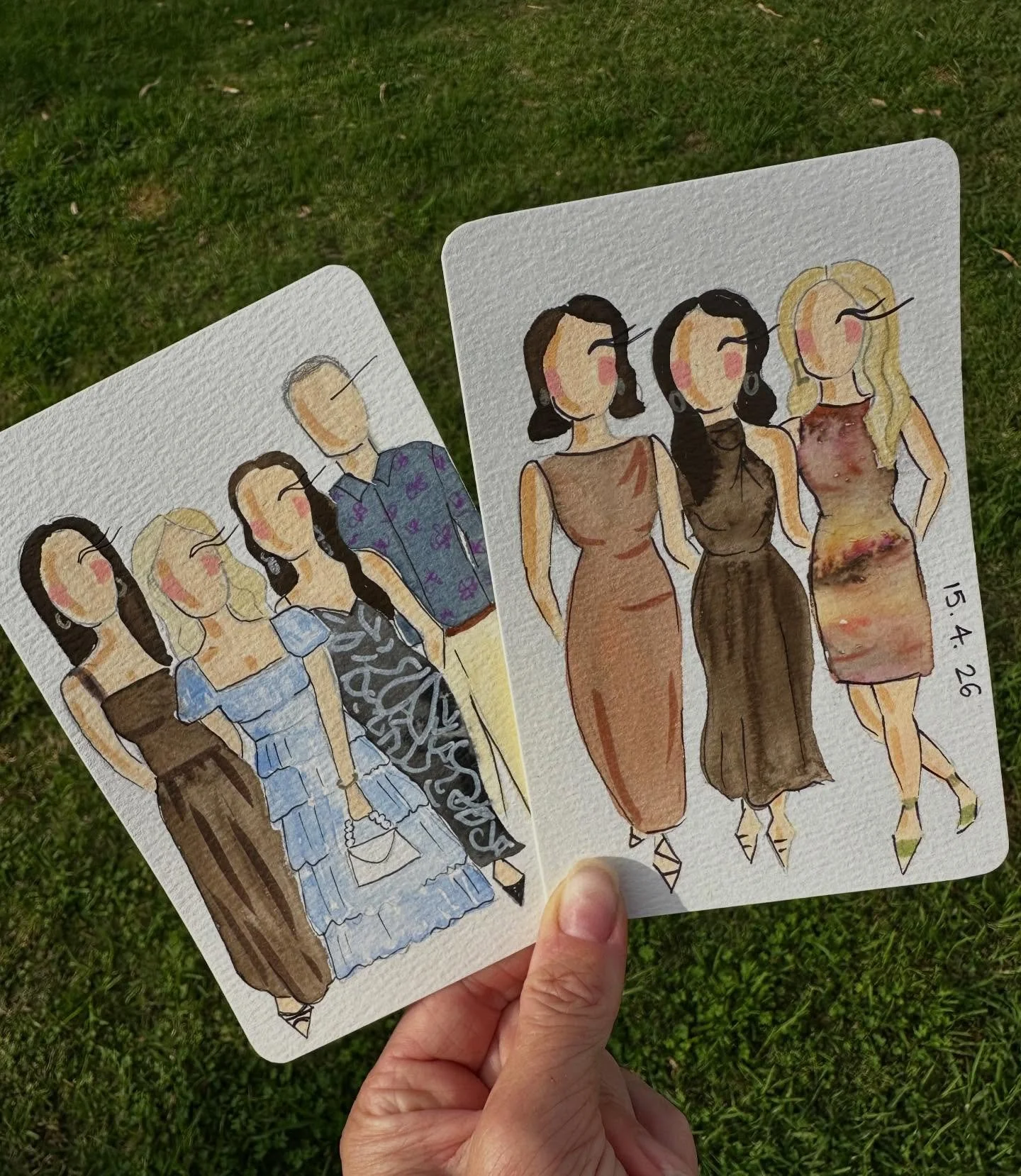 What a group photo to remember 😍

Just a cute little reminder that I am here! 
I have been MIA on socials because life has been BUSY. I promise to share more illustrations and events with you all 🤍