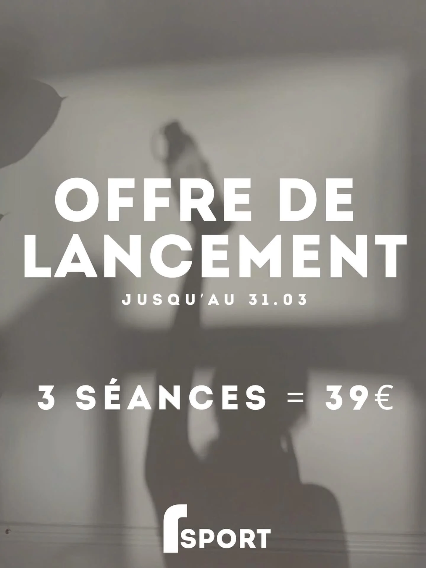 OFFRE DE LANCEMENT 🔥
3 s&eacute;ances &agrave; 39&euro; (soit 13&euro; la s&eacute;ance)

🎁 Bonus : pour toute s&eacute;ance effectu&eacute;e la semaine d&rsquo;ouverture (du 09 au 15 mars) la boisson de votre choix vous sera offerte apr&egrave;s l