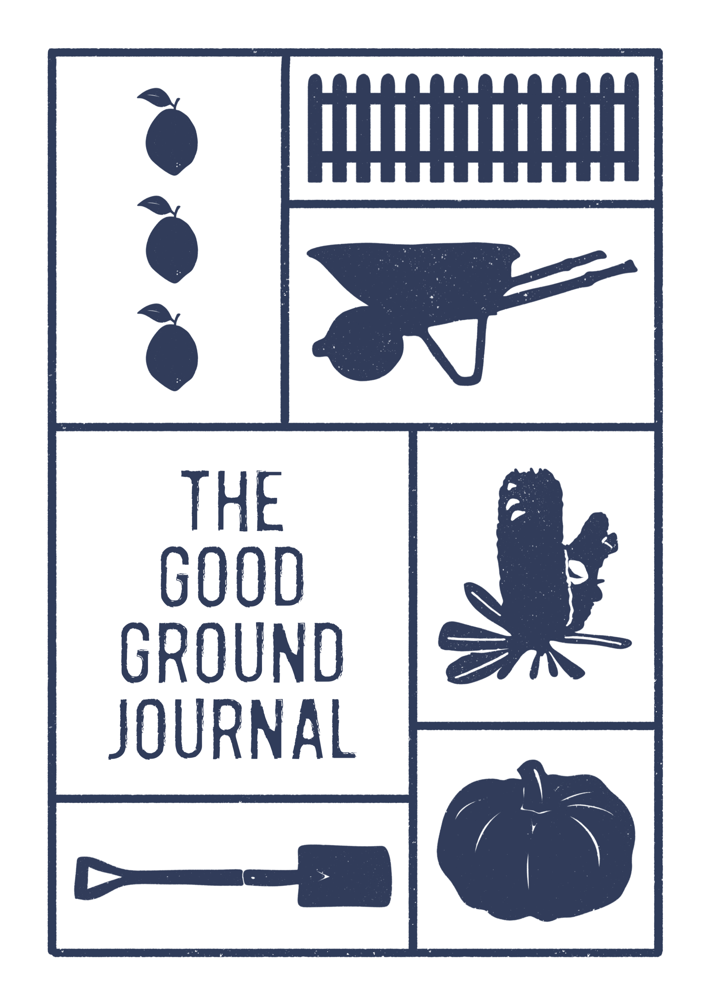 The Good Ground Journal logo garden and wilderness