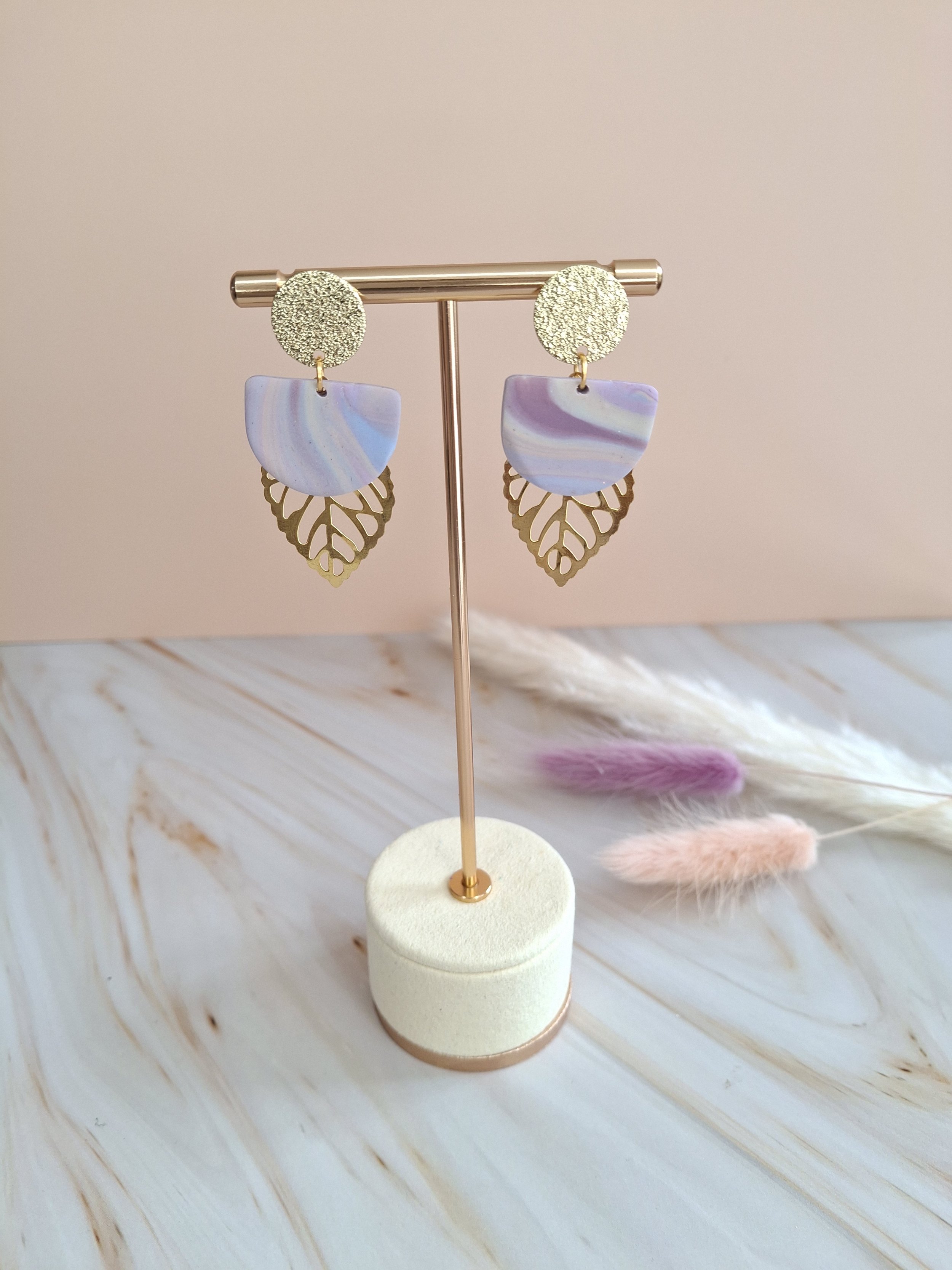 Boucles pendantes "Adéline"