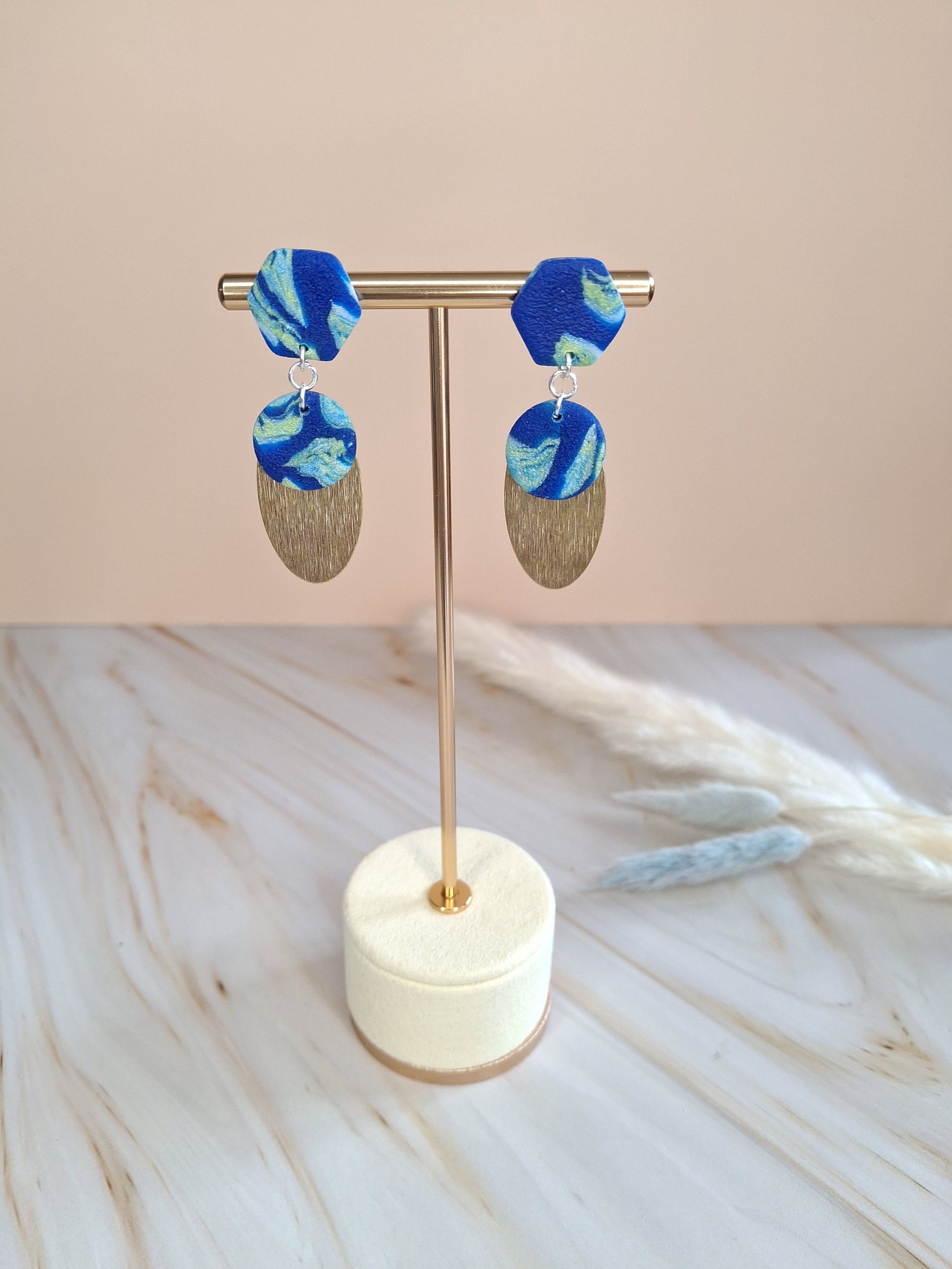 Boucles pendantes "Lou"