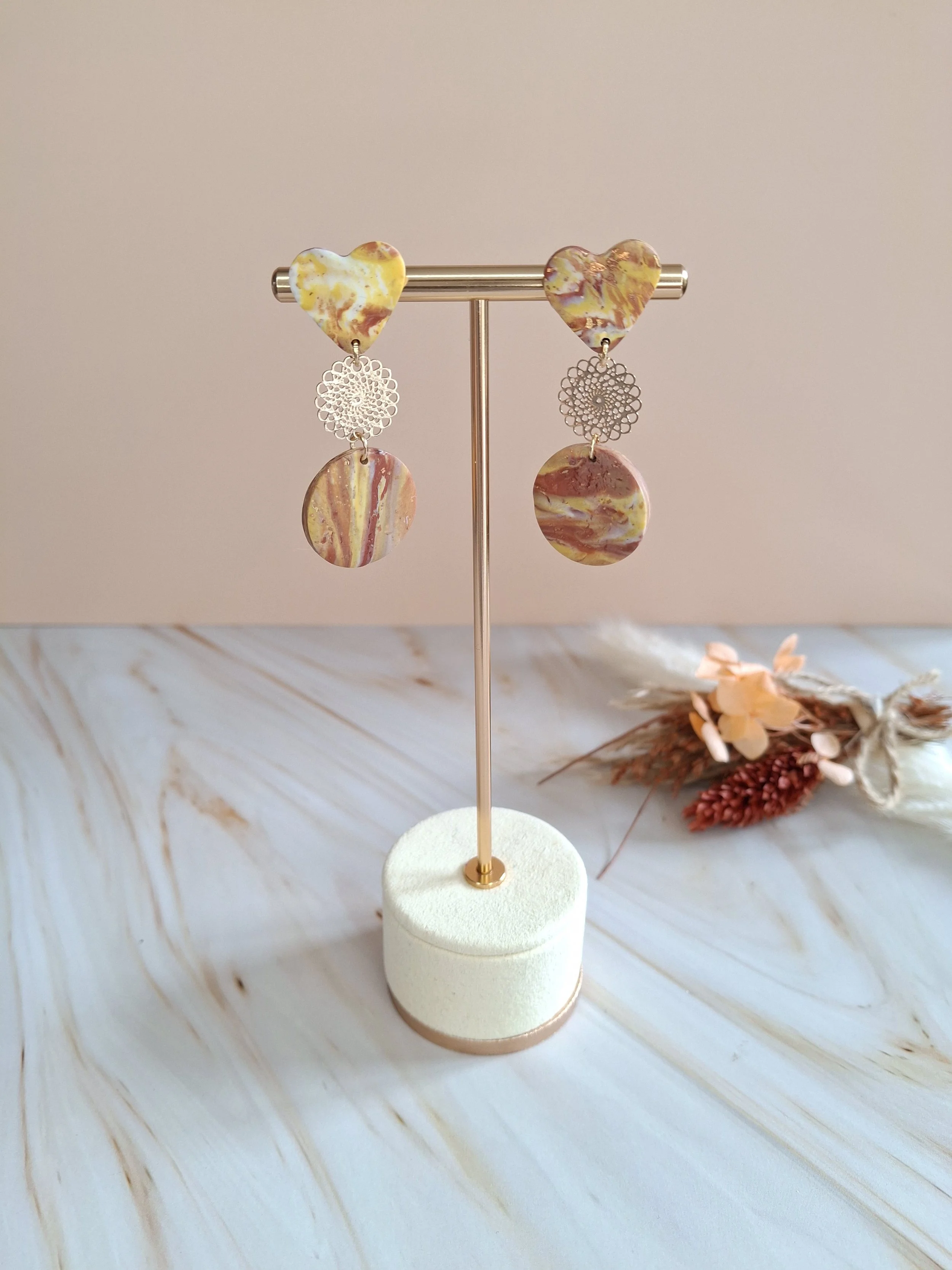 Boucles pendantes "Sofia"