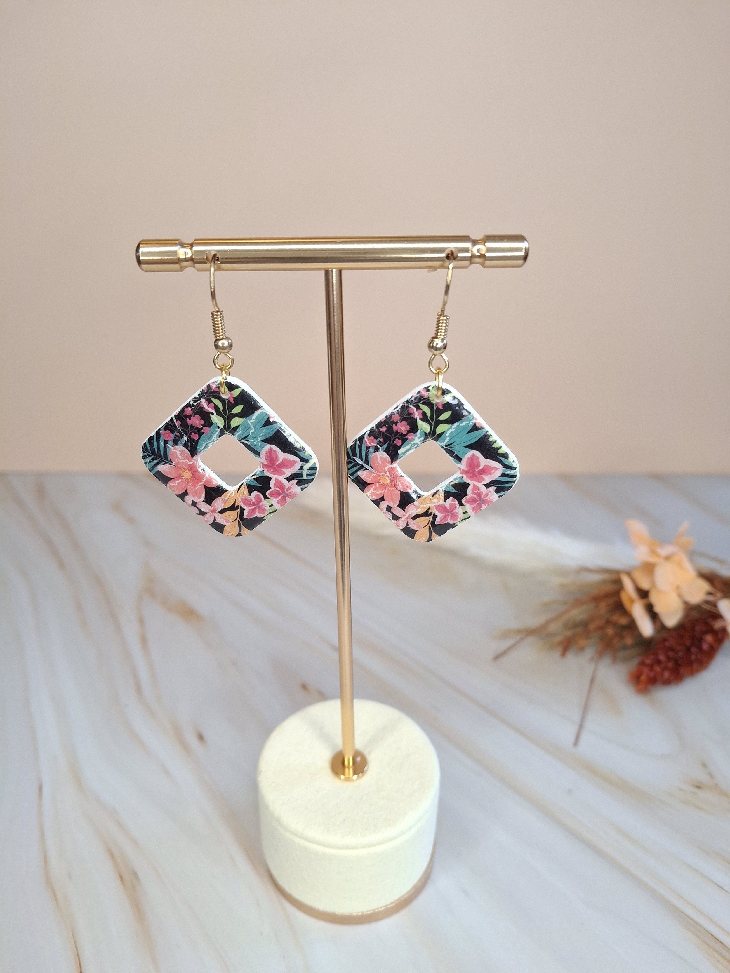 Boucles pendantes "Séverine"