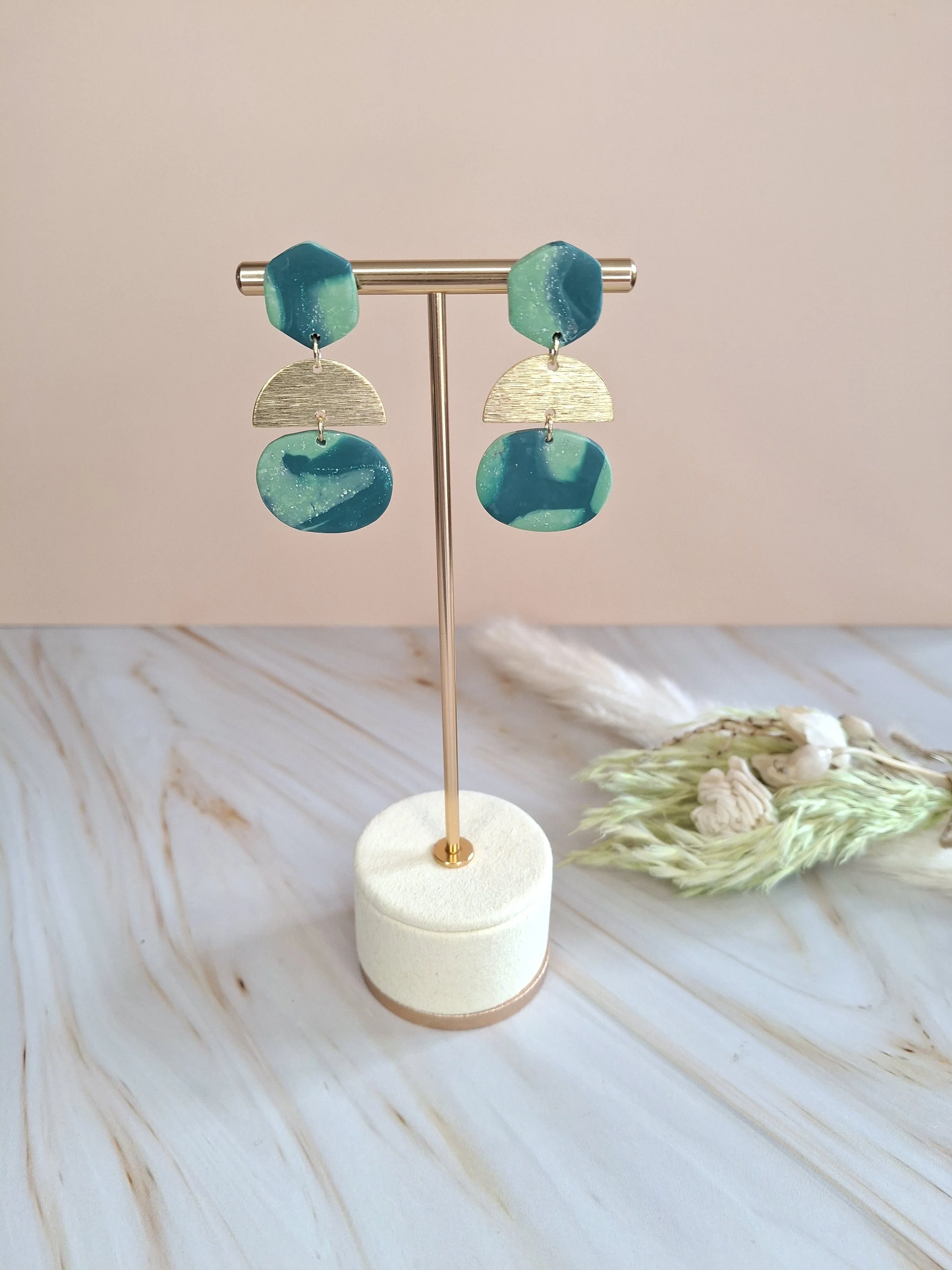 Boucles pendantes "Zoé"