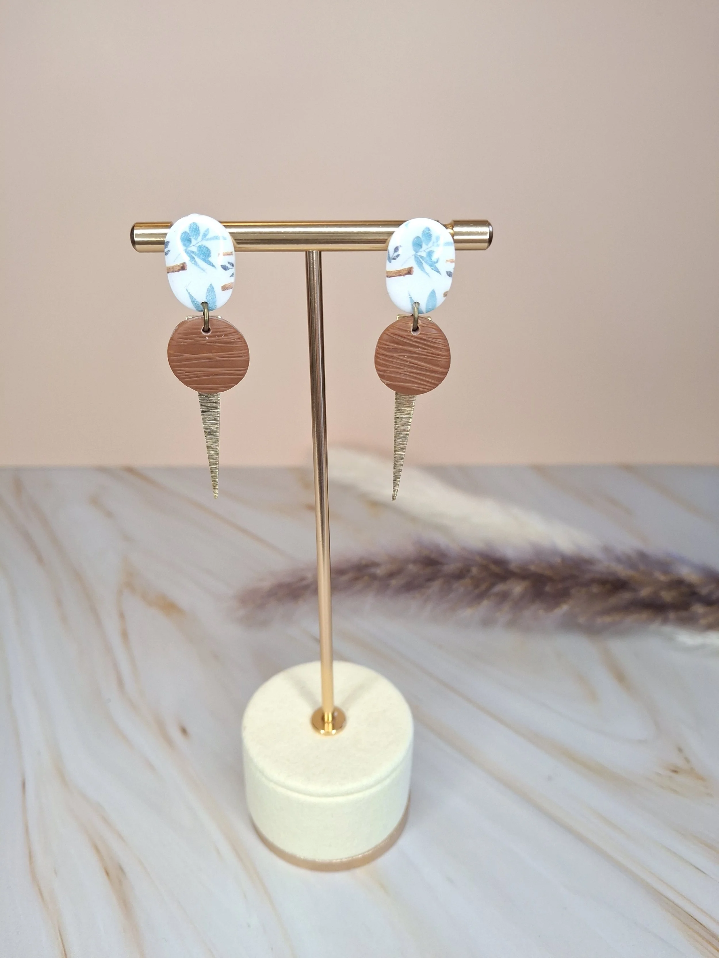 Boucles pendantes "Sarah"