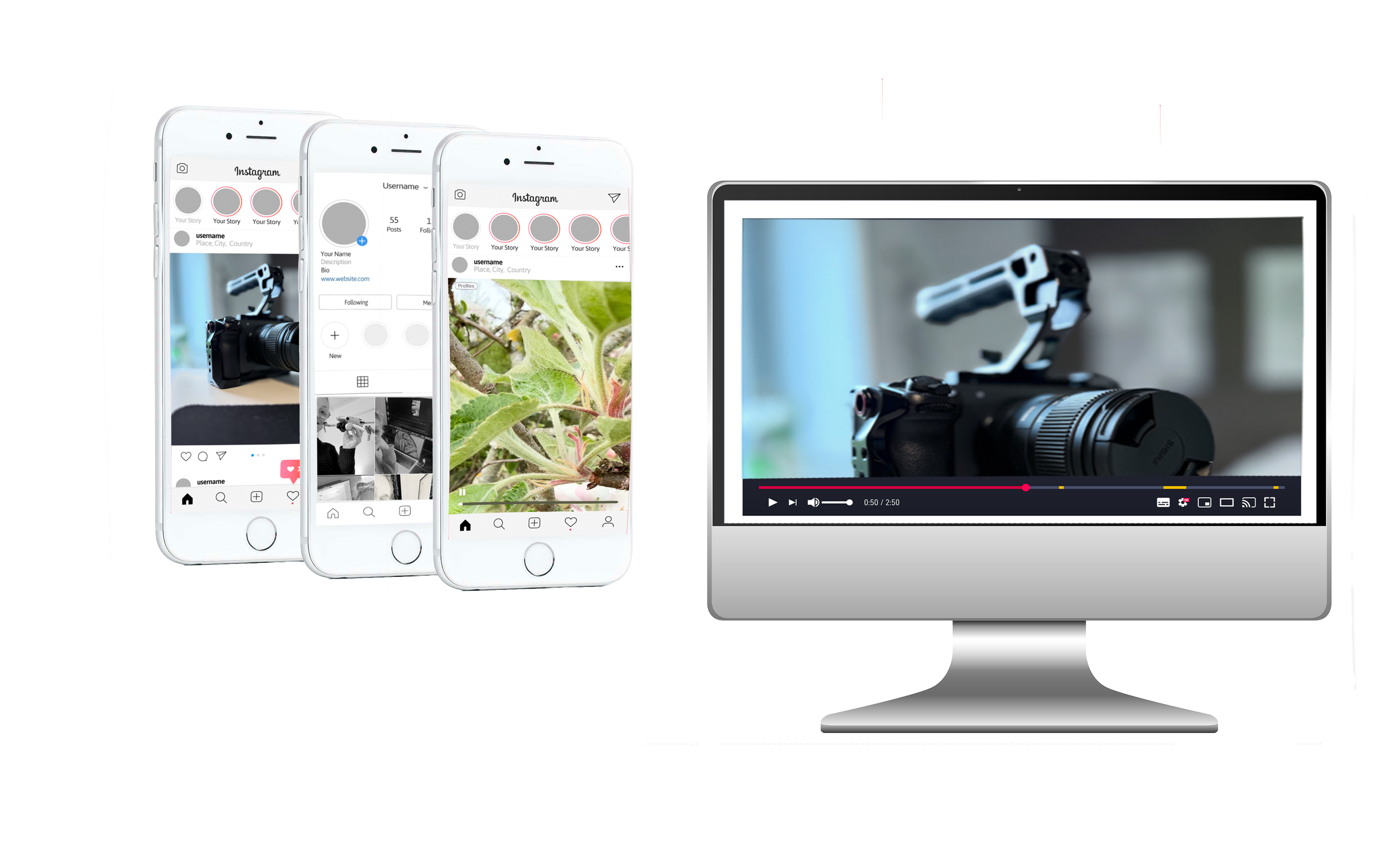 Digital marknadsföring, sociala medier och film.