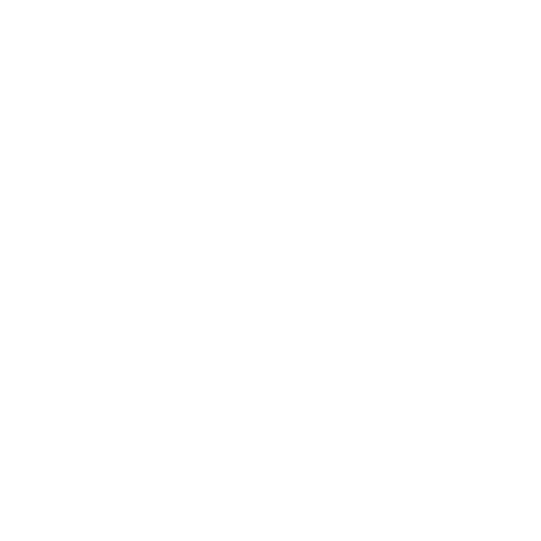 White outline of a house with a heart on the front, representing belonging within a community