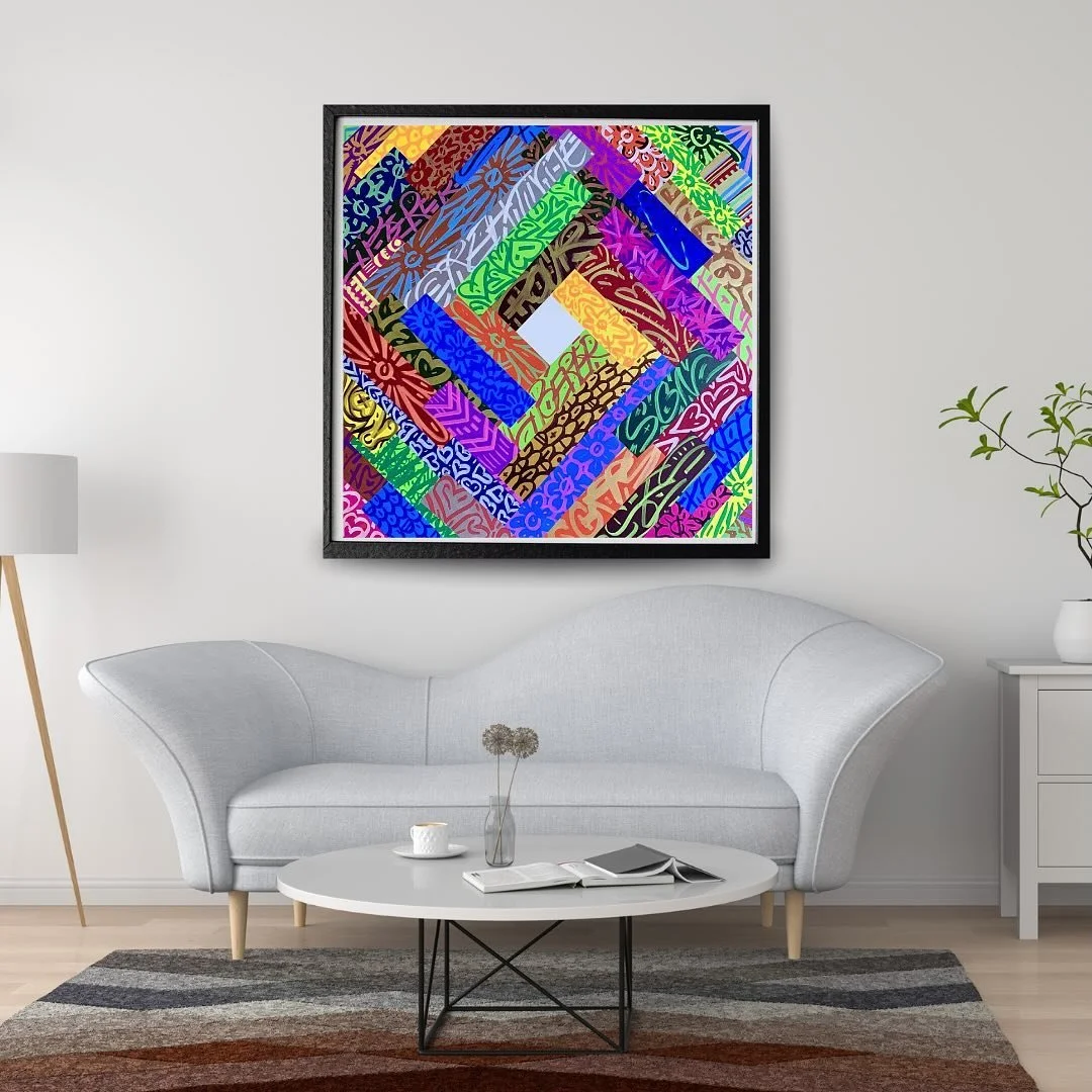 2 0 2 4 - &laquo;&nbsp;Lib&eacute;rer sa cr&eacute;ativit&eacute; pour lib&eacute;rer son corps et ses pens&eacute;es&nbsp;&raquo; 💭🎨

Tu vois la phrase cach&eacute;e ? 

Acrylique et POSCA sur toile.

 @poscagallery  @poscaoficial #art #artwork #a