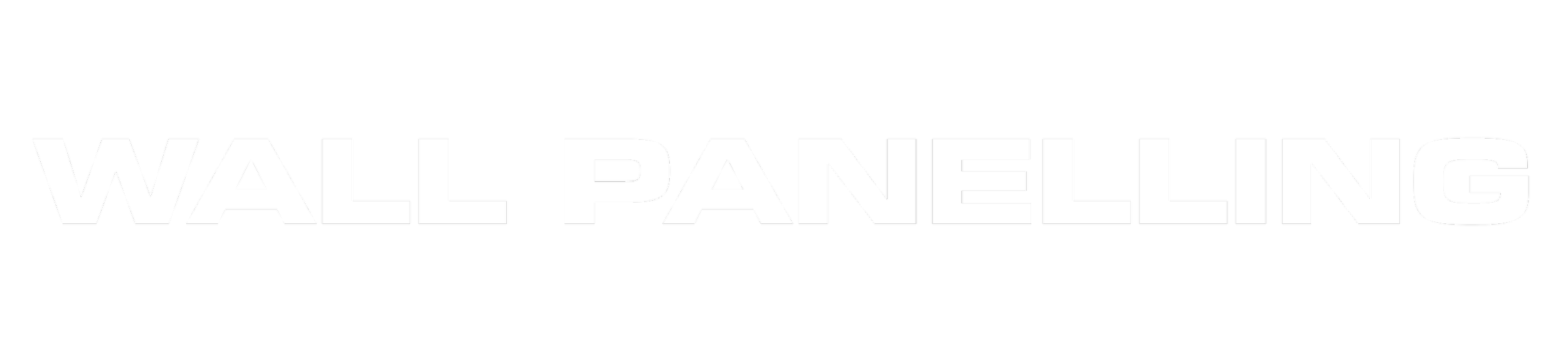 Black background with the text 'WALLPANELING' in large white letters.