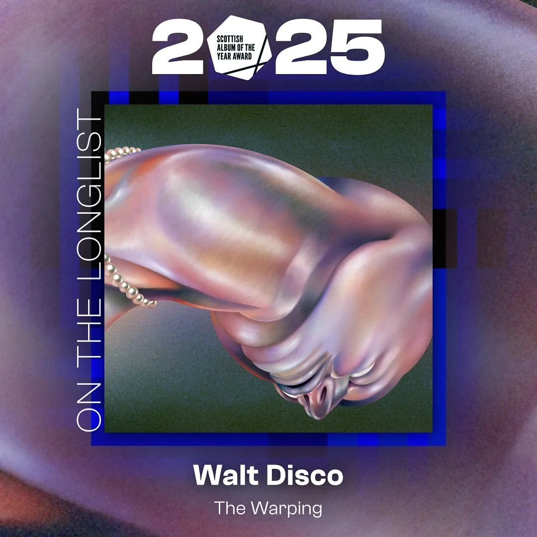 Walt Disco&rsquo;s album The Warping has been longlisted for Scottish Album of the Year!

Congrats gang!! ❤️

@waltdisco 
@sayaward 
@luckynumbermusic