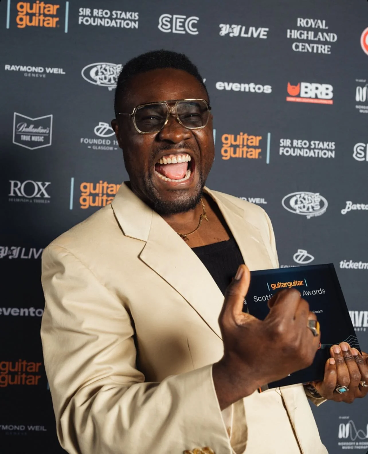 James Emmanuel took home The Spotlight Award at this year&rsquo;s Scottish Music Awards. Couldn&rsquo;t be prouder of everything he&rsquo;s achieved this year, what a brilliant moment to take stock.

It was extra special having his family at soundche