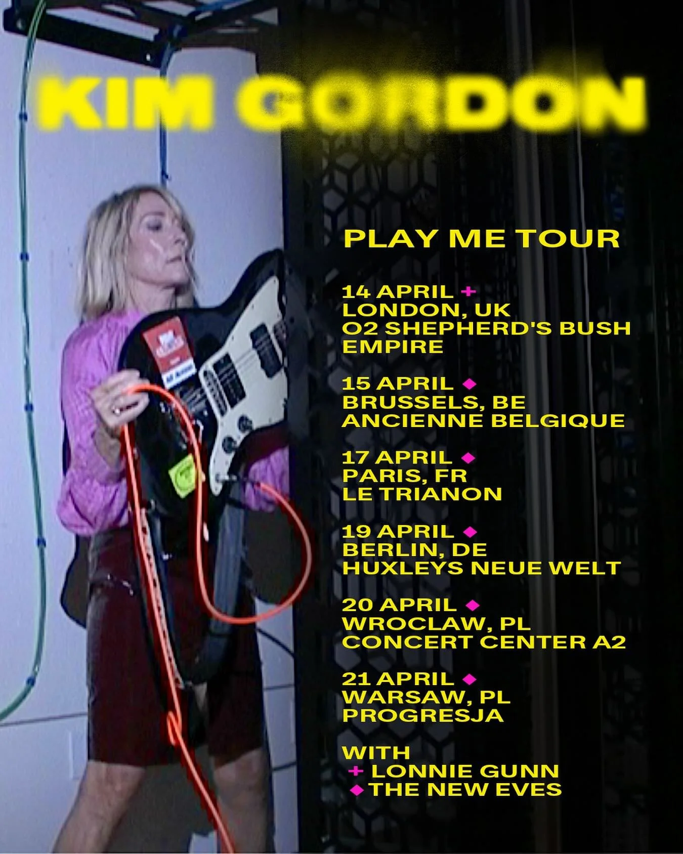 @the_new_eves will be supporting @kimletgordon on upcoming EU tour. ‼️