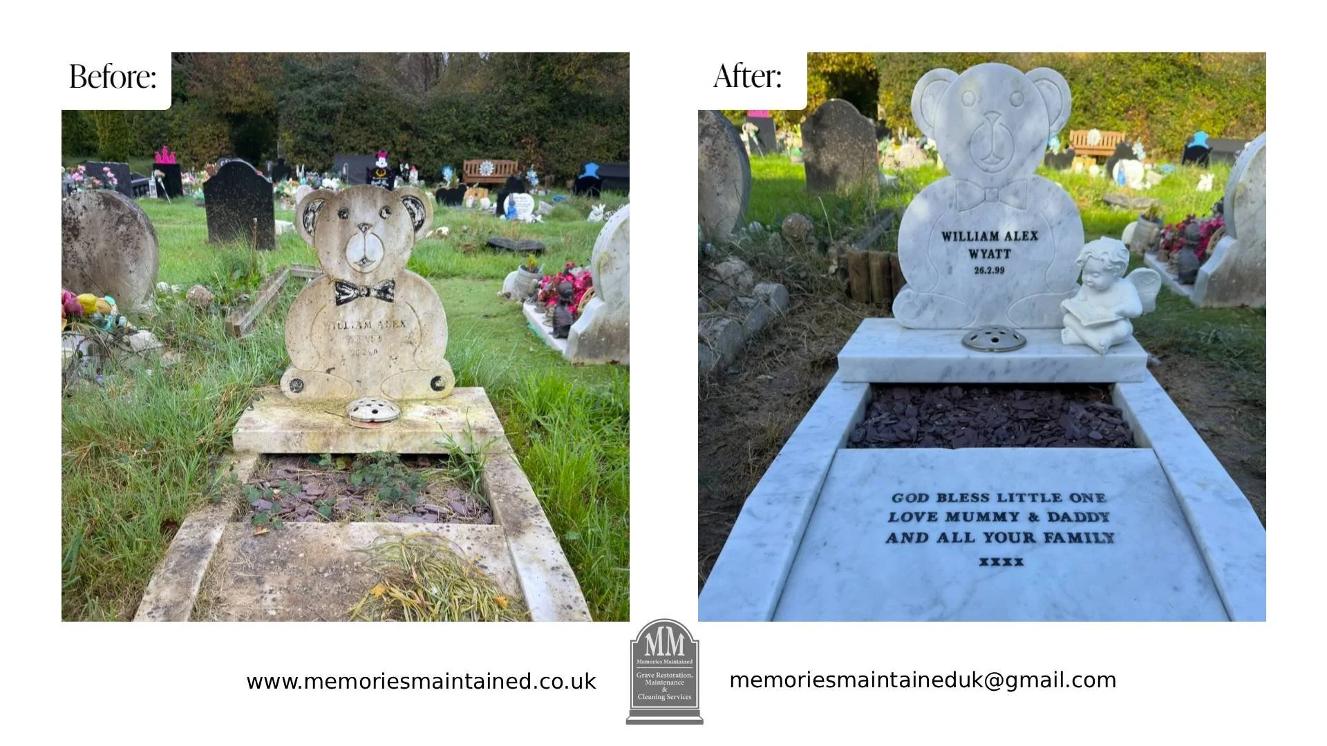 Grave Restoration based in East Sussex. Covering Hastings, Bexhill, Eastbourne and further afield.